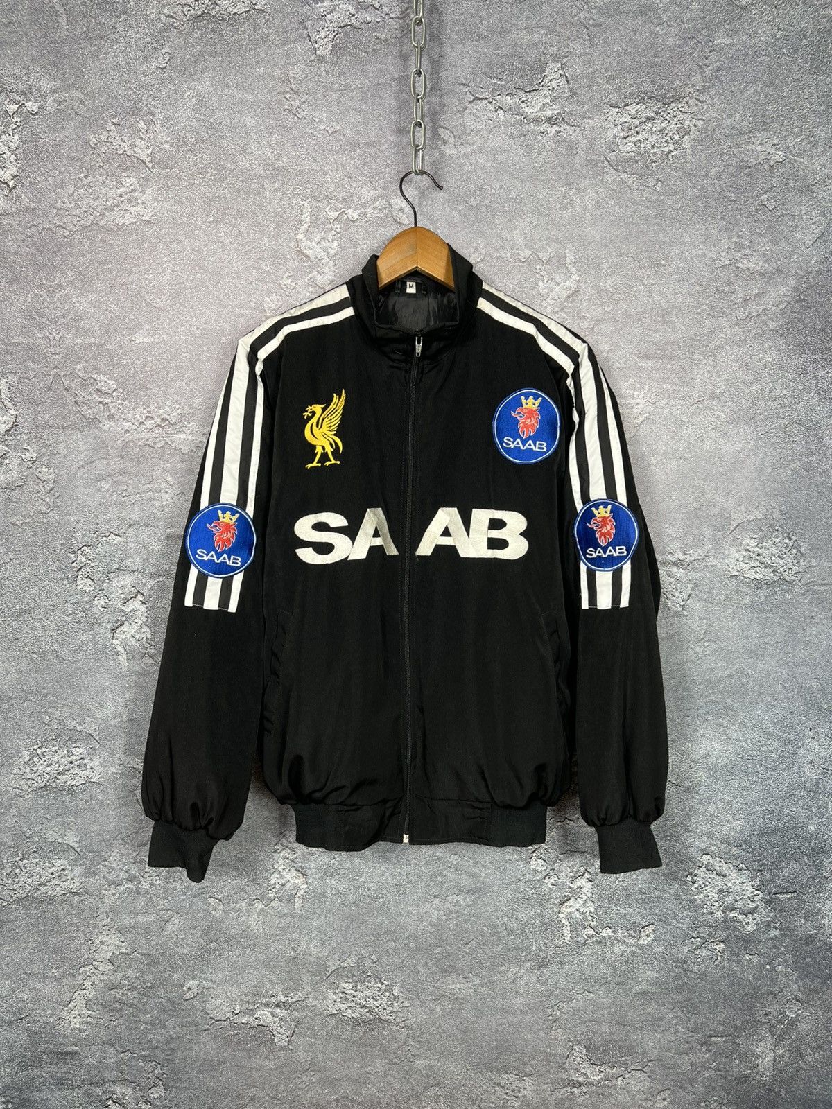 Vintage Vintage Liverpool SAAB Racing Jacket Bomber Size US M / EU 48-50 / 2 - 1 Thumbnail