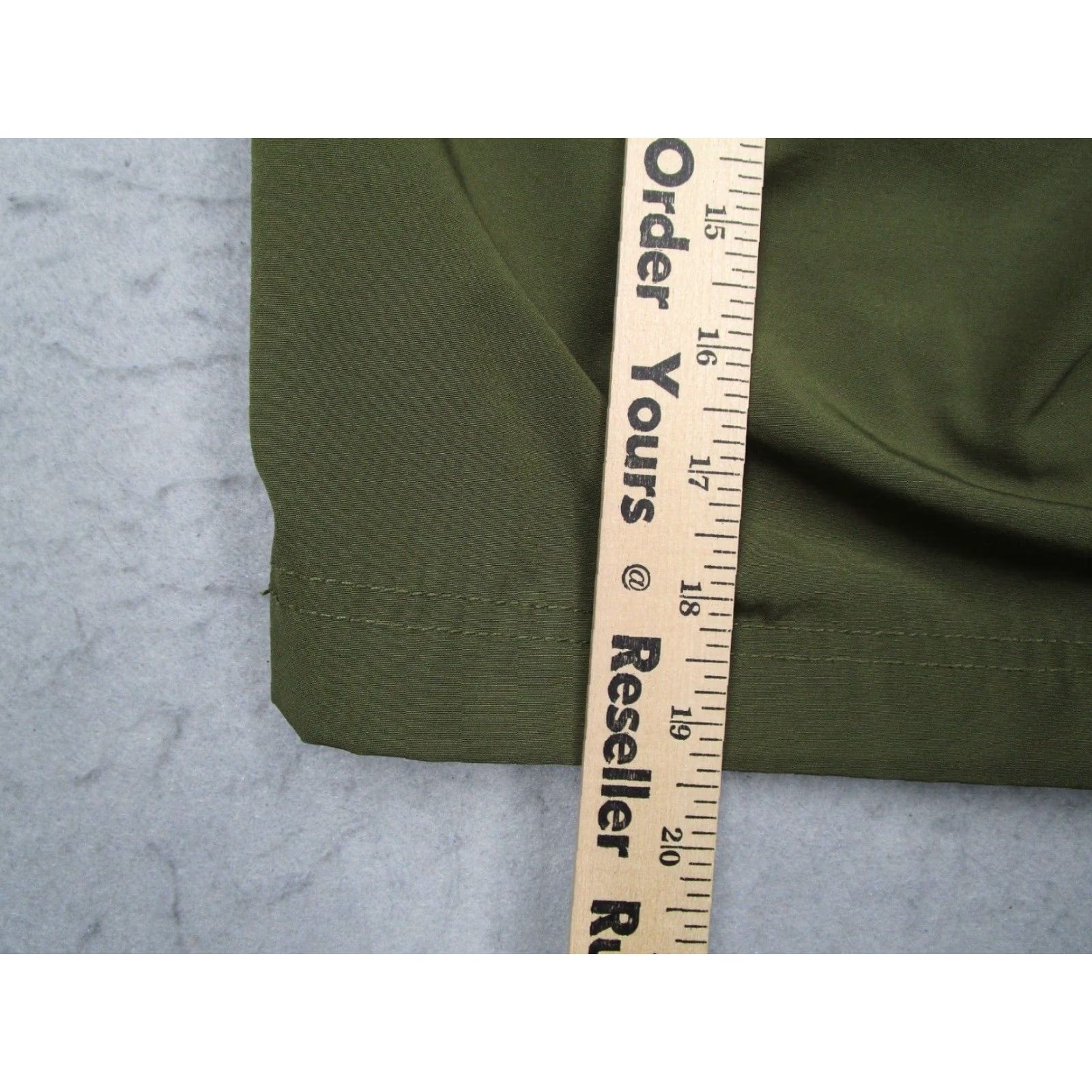 CO Guide Boat Co Men’s Green Hybrid Shorts M 9" Casual Outdoor Pocketed Drawstring Chino Size US 31 - 7 Thumbnail