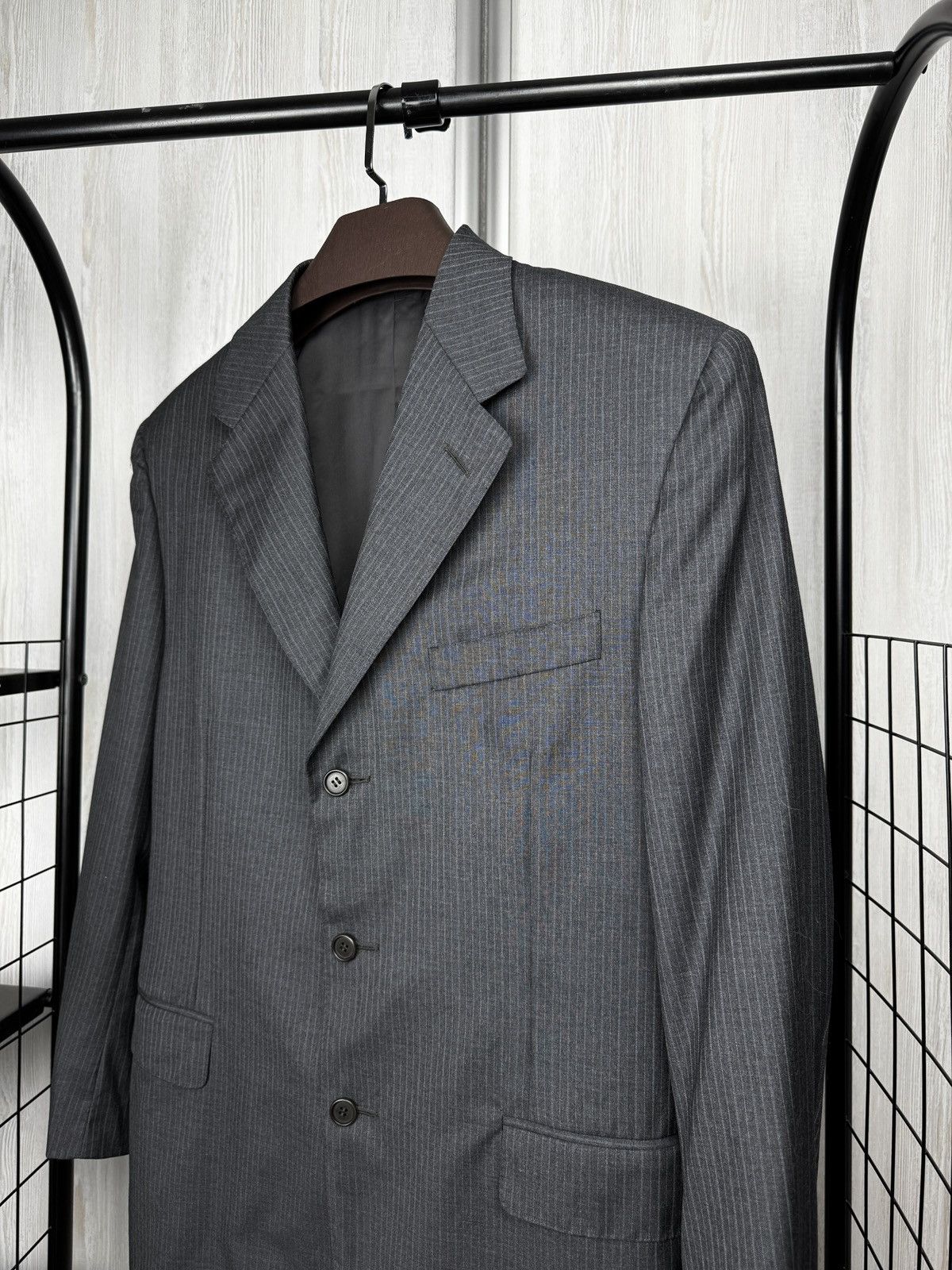 Canali Canali grey striped pure wool 3 buttons classic suit size 50 Size 40R - 7 Thumbnail