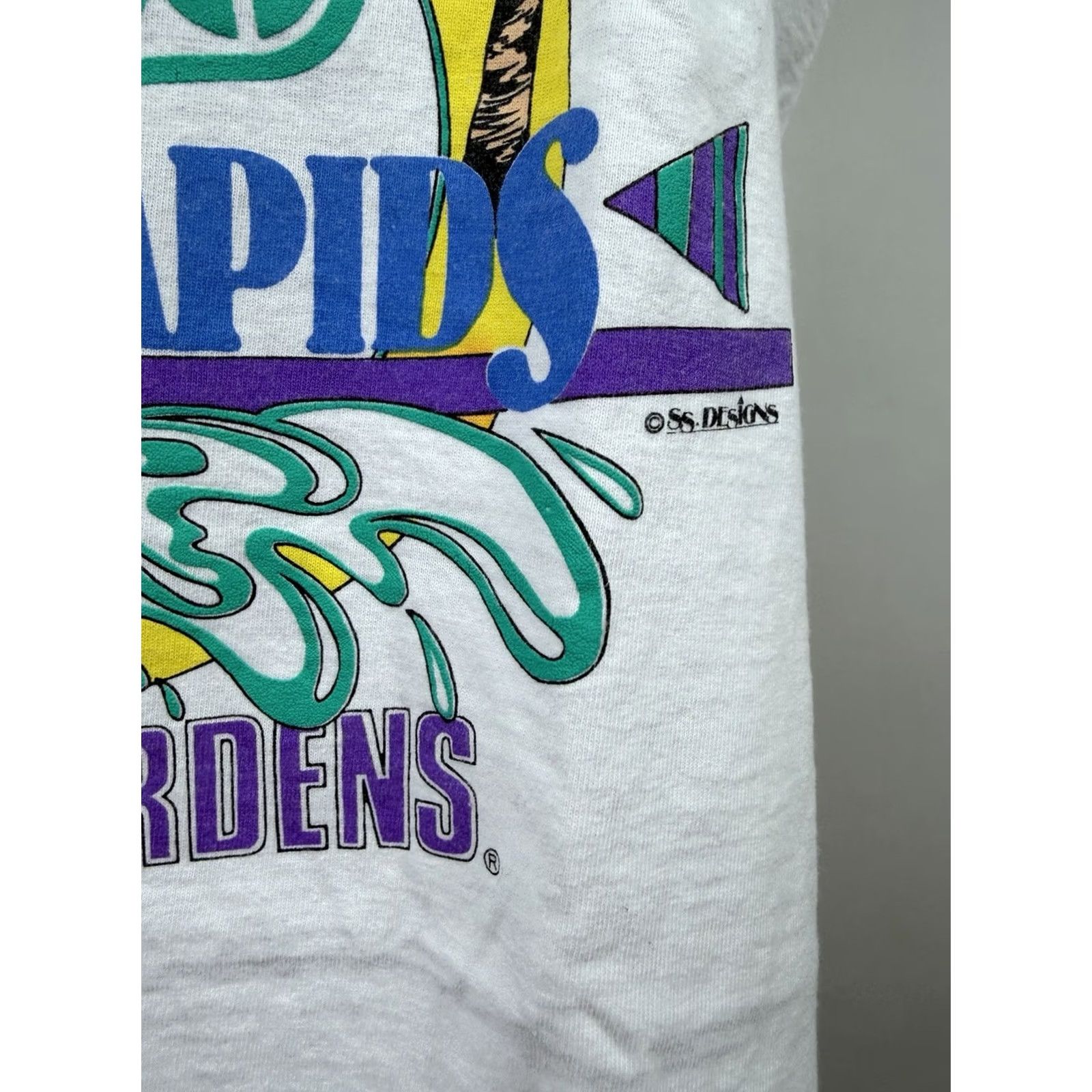 Vintage VINTAGE Busch Gardens Tank Top Large Mens 90s Florida Beach Vaporwave White Size US L / EU 52-54 / 3 - 4 Thumbnail