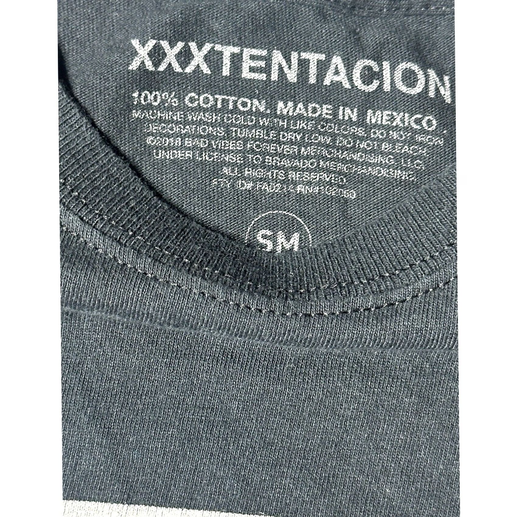 Doublet Xxxtentacion T Shirt Adult Small Black Double Aided Graphic Size US S / EU 44-46 / 1 - 3 Thumbnail