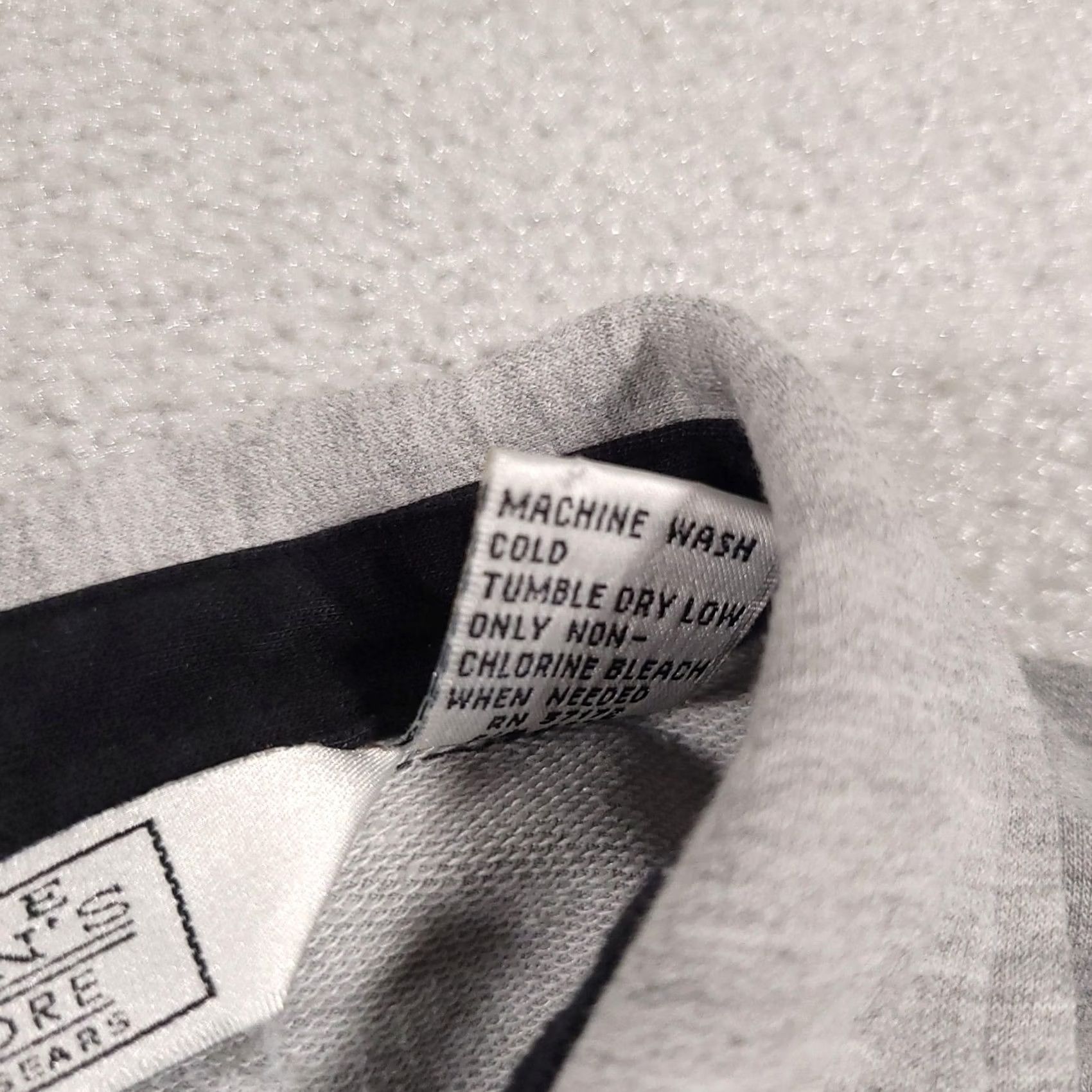 Sears VINTAGE The Men's Store at Sears Polo Shirt Mens Large Gray Black Blue Striped 90s Men Size US L / EU 52-54 / 3 - 7 Thumbnail
