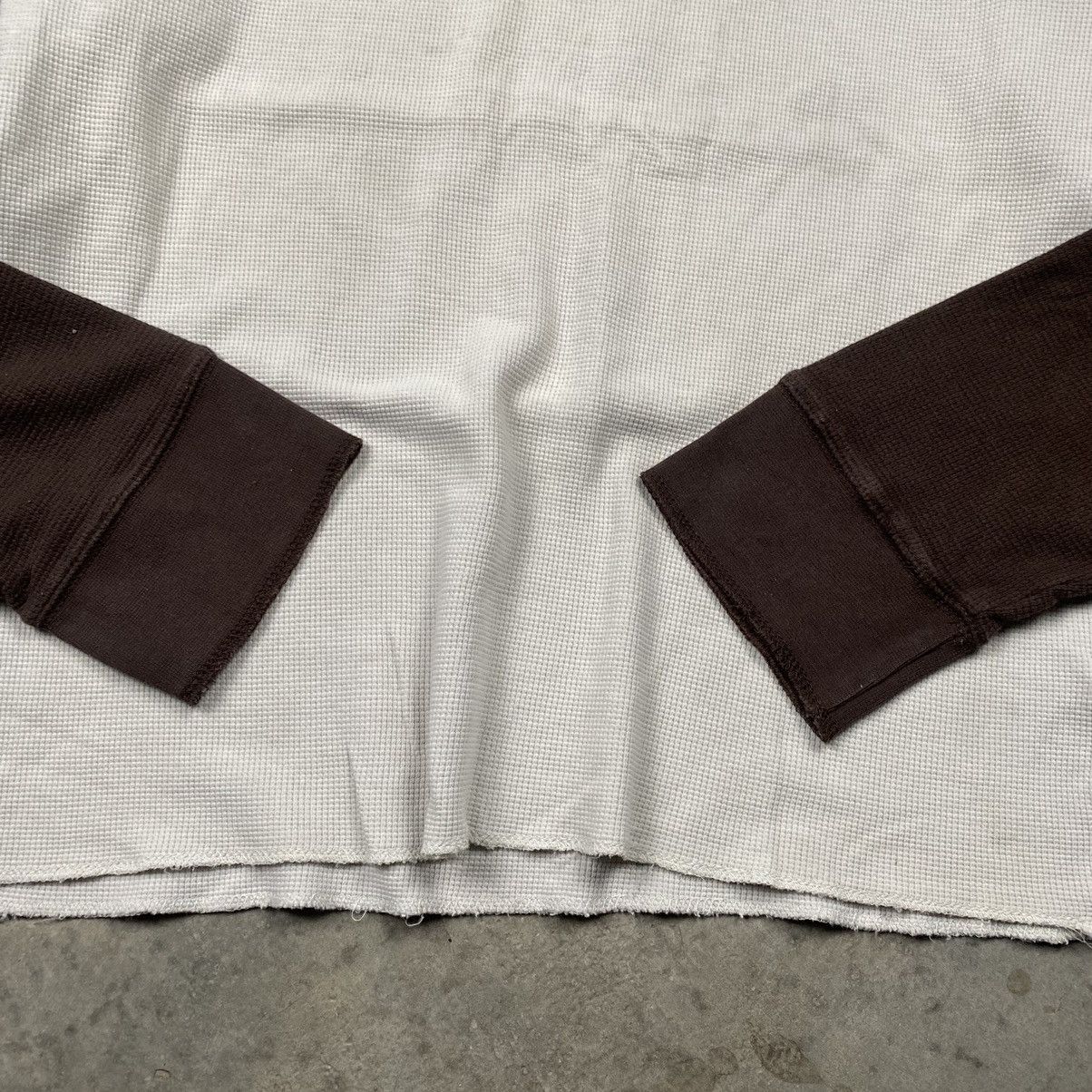 Nike × Vintage y2k Nike Thermal Waffle Longsleeve Tee Size US L / EU 52-54 / 3 - 6 Thumbnail