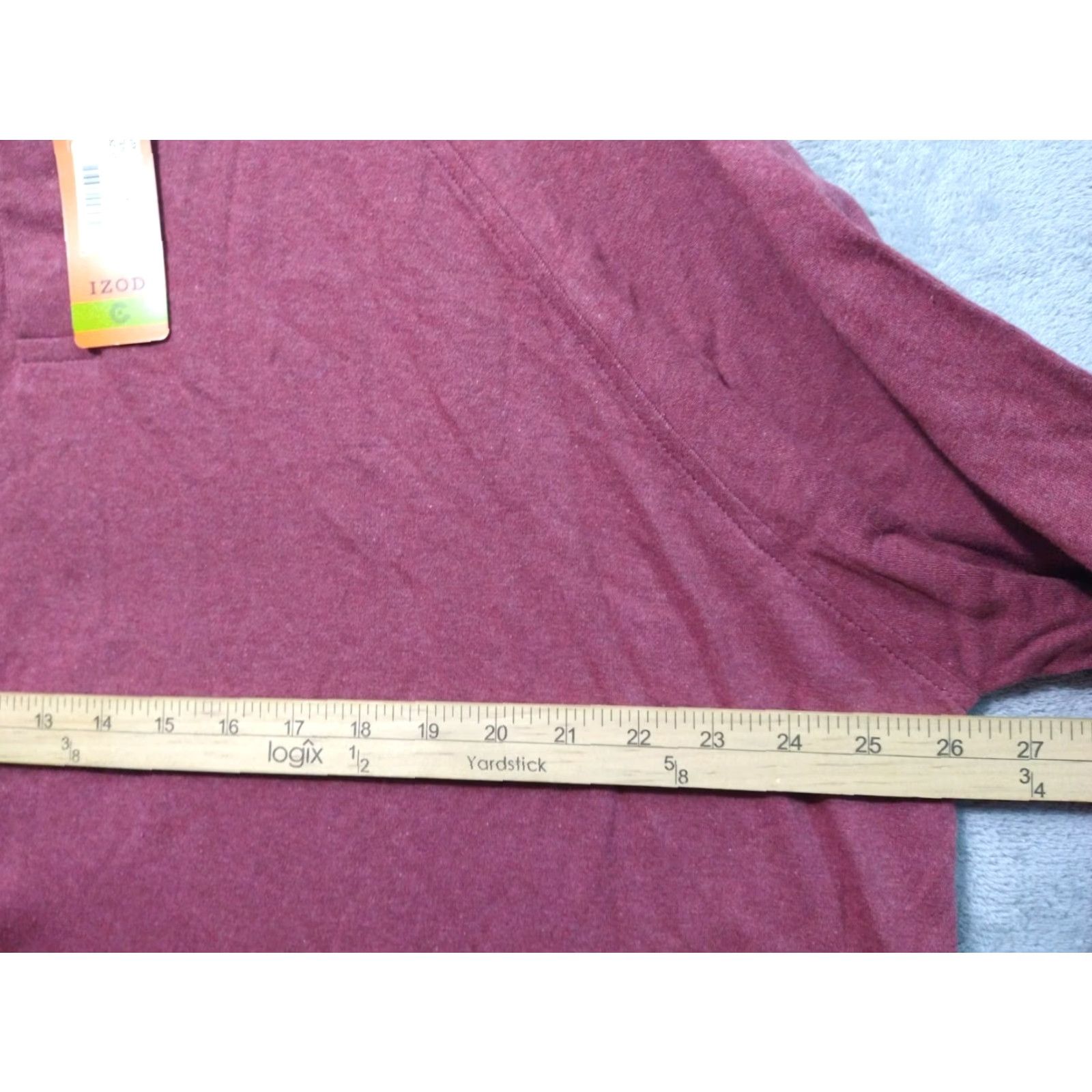 Izod IZOD Polo Shirt Mens 2XL Red Long Sleeve Cotton G Comfortable Classic Preppy Casual Polo Shirt Mens 2XL Red Size US XXL / EU 58 / 5 - 4 Thumbnail