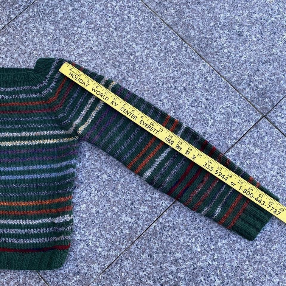 Vintage Hand made wool sweater Size M / US 6-8 / IT 42-44 - 3 Thumbnail