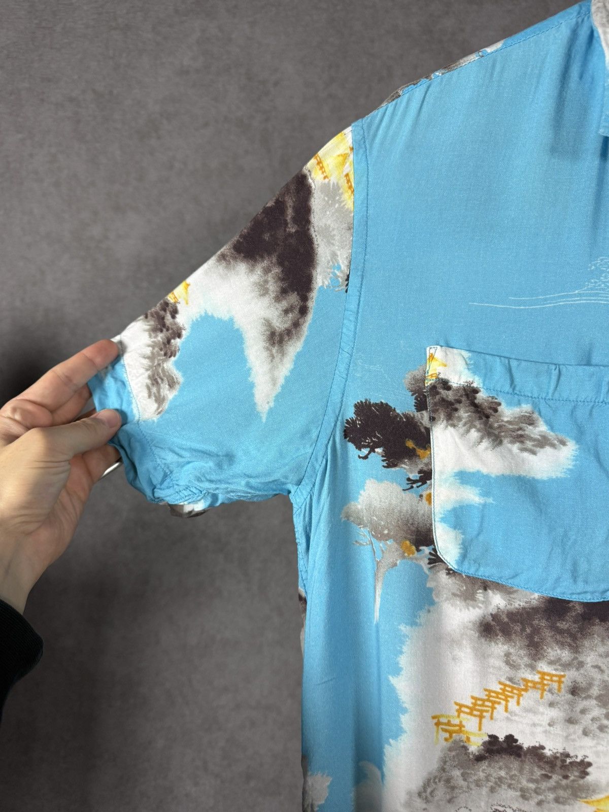 Allsaints Allsaints designer hawaiian art shirt Size US S / EU 44-46 / 1 - 7 Thumbnail