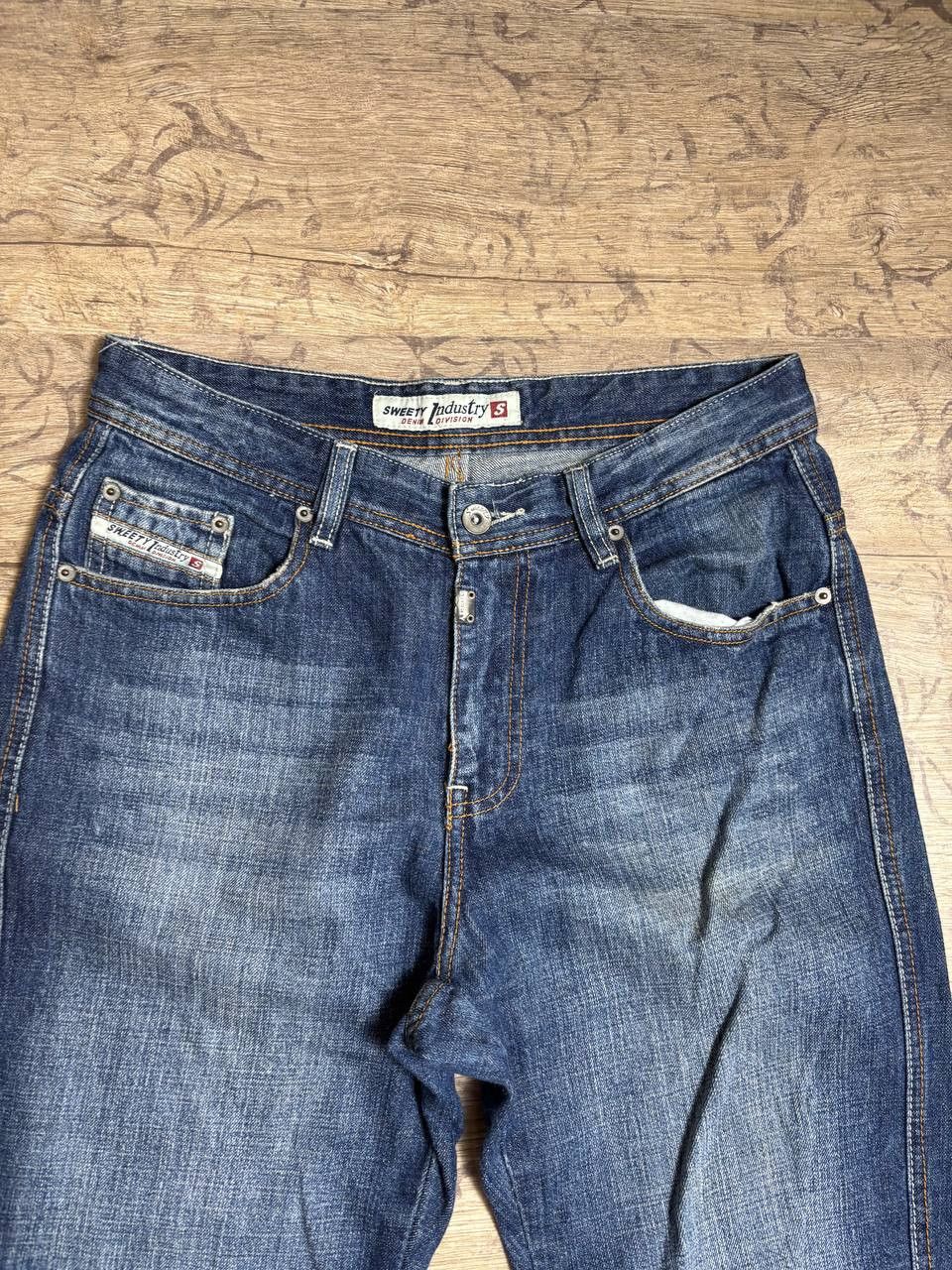 Japanese Brand VTG Bootcut Archive Zip Pockets japanese flared Jeans Y2K Size US 32 / EU 48 - 8 Thumbnail