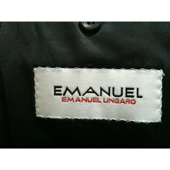 Emanuel Ungaro EMANUEL UNGARO MEN'S NEW 100%WOOL 2PC SUIT SIZE:42R Size 42R - 5 Thumbnail