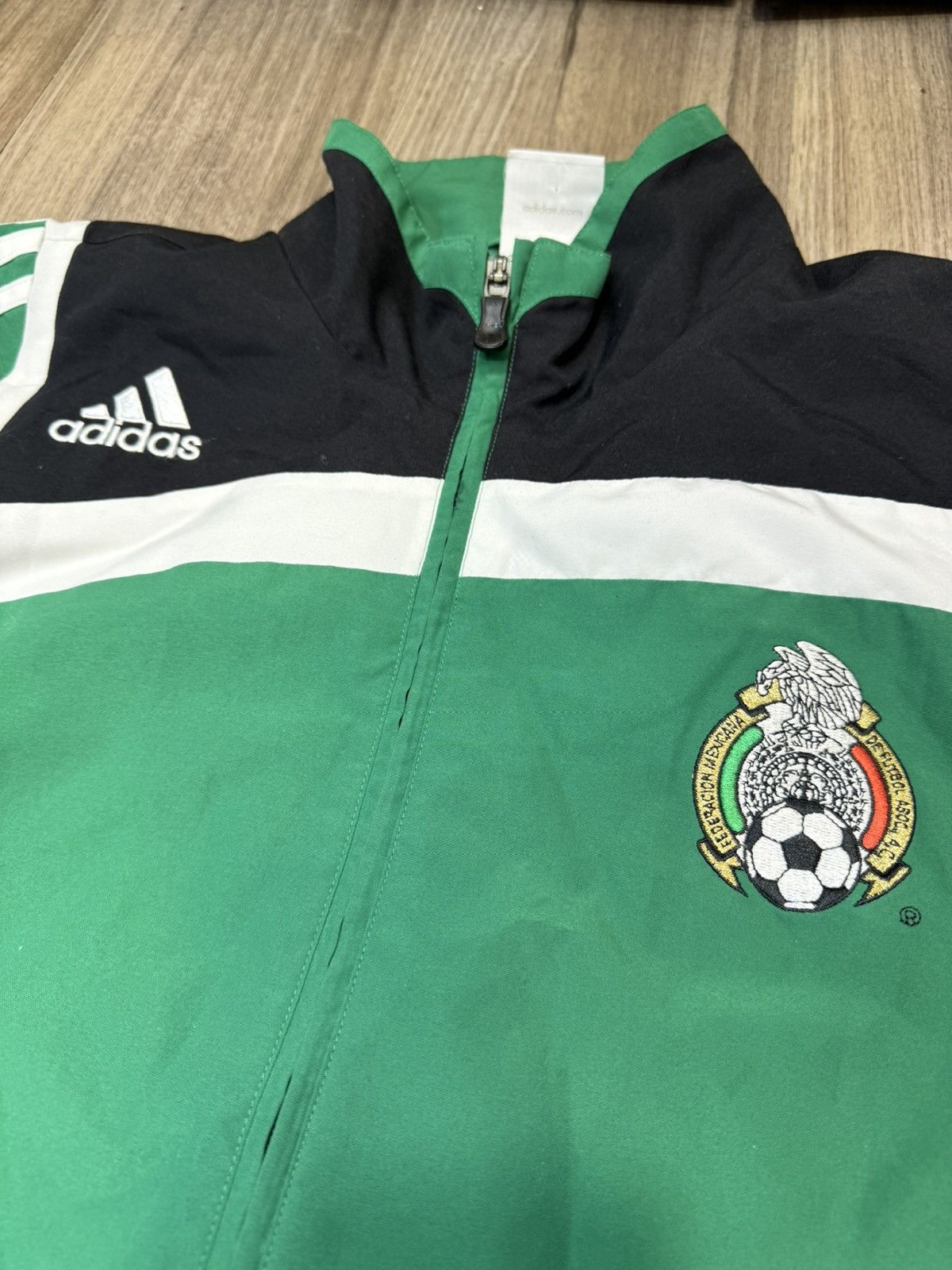 Adidas Mexico 07/08 training jacket Size US L / EU 52-54 / 3 - 3 Thumbnail