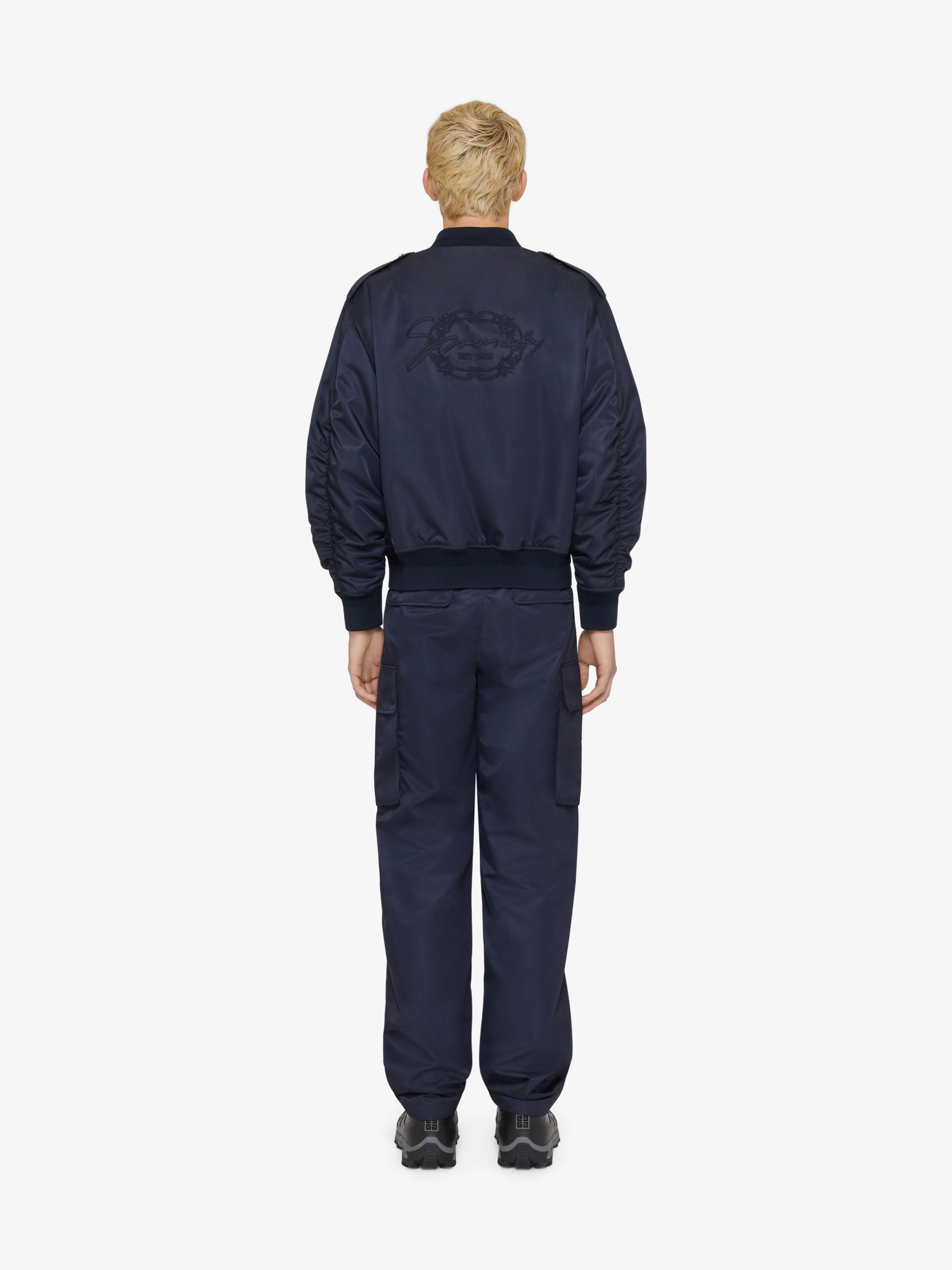Givenchy o1w1db10925 Bomber Jacket in Blue Size US M / EU 48-50 / 2 - 4 Thumbnail