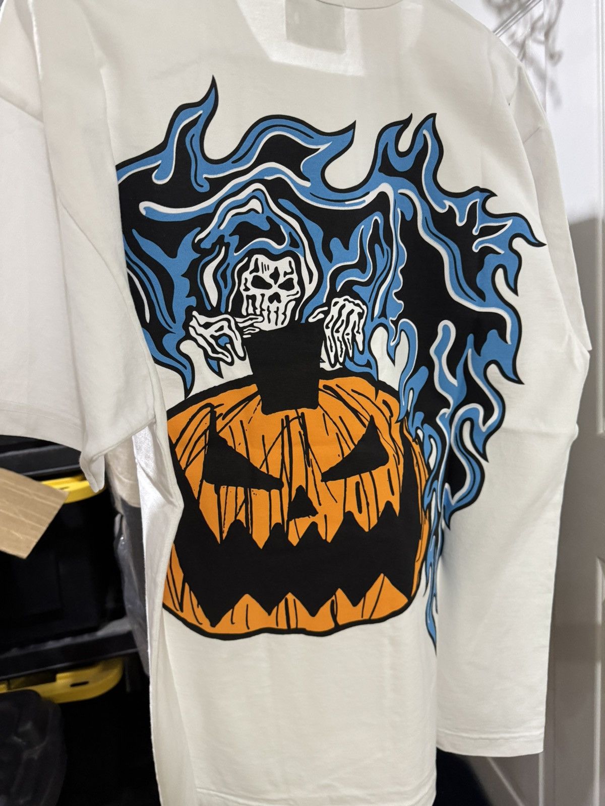 Asspizza × Warren Lotas Warren Lotas x Asspizza 730 Reaper Pumpkin T-Shirt Size US L / EU 52-54 / 3 - 4 Thumbnail