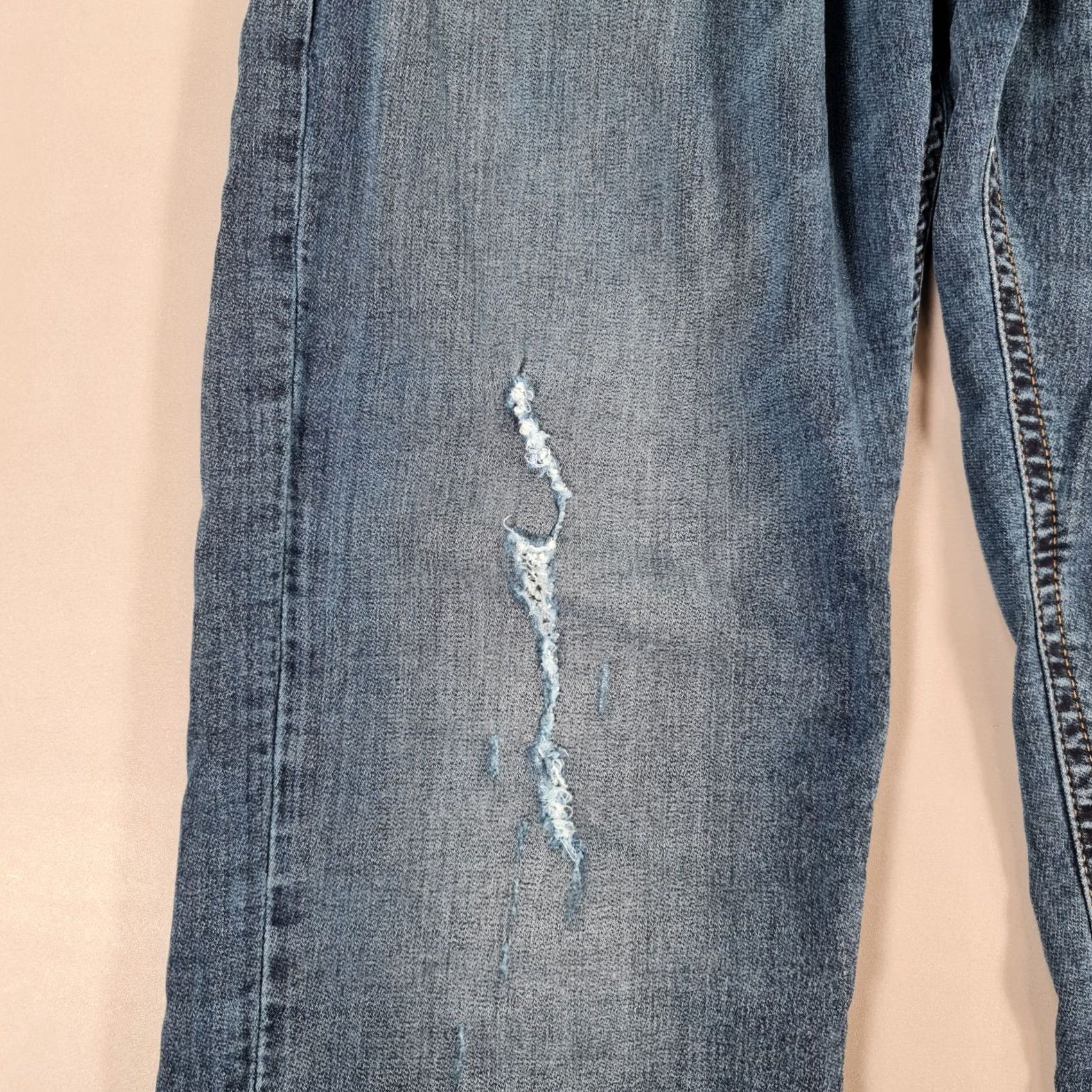 Diesel Diesel Jeans Slim Distressed Denim Blue W34 L30 THommer CB-NE Zip Fly Stretch 5-Pocket Mens Regular Size US 34 / EU 50 - 6 Thumbnail