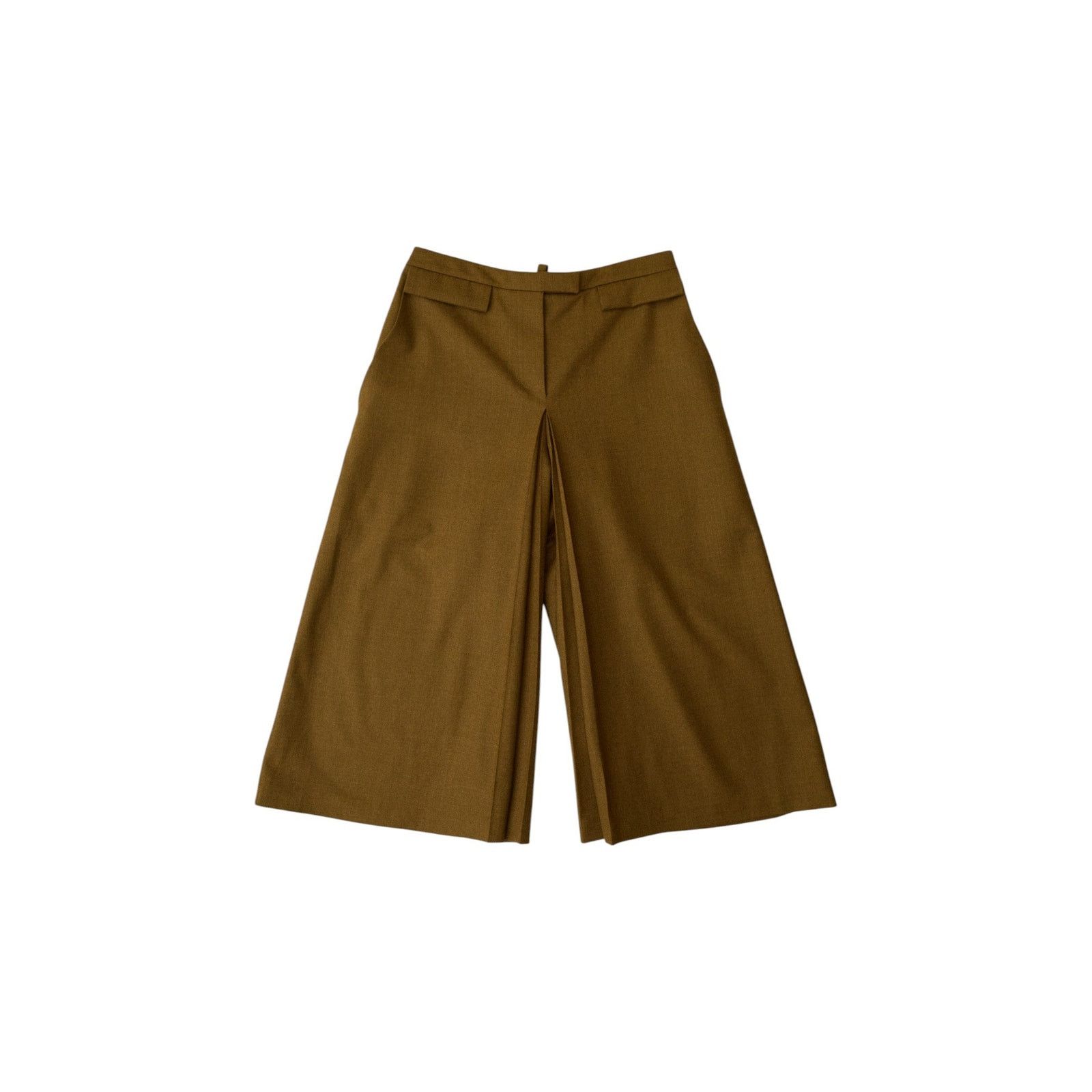 Hermes by Jean paul Gaultier Wool Pleated Skirt Trousers Size 26" / US 2 / IT 38 - 2 Thumbnail