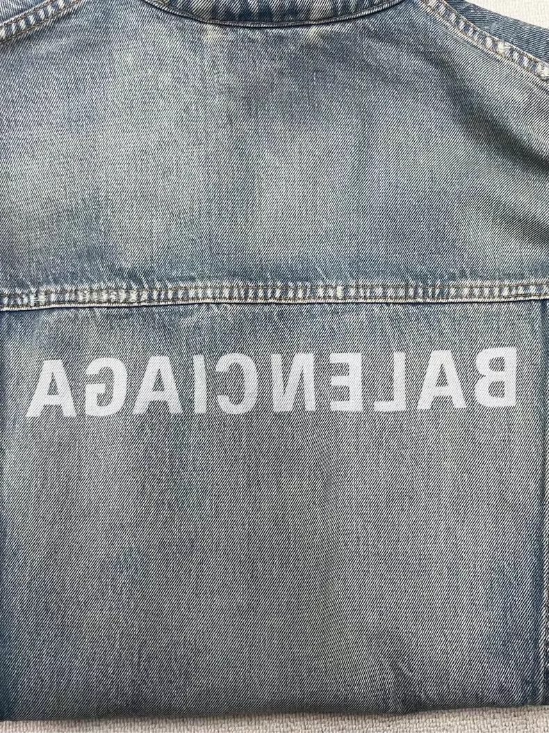 Balenciaga Balenciaga Long Sleeve Denim Jacket for Men-2506 Size US M / EU 48-50 / 2 - 6 Thumbnail