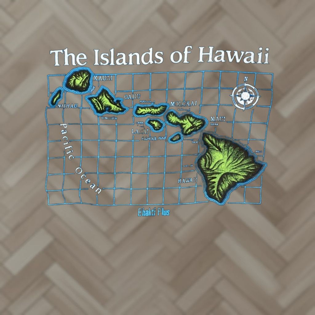 Vintage The Islands of Hawaii Graphic Blue Shirt Size L #3236 Size US L / EU 52-54 / 3 - 1 Thumbnail