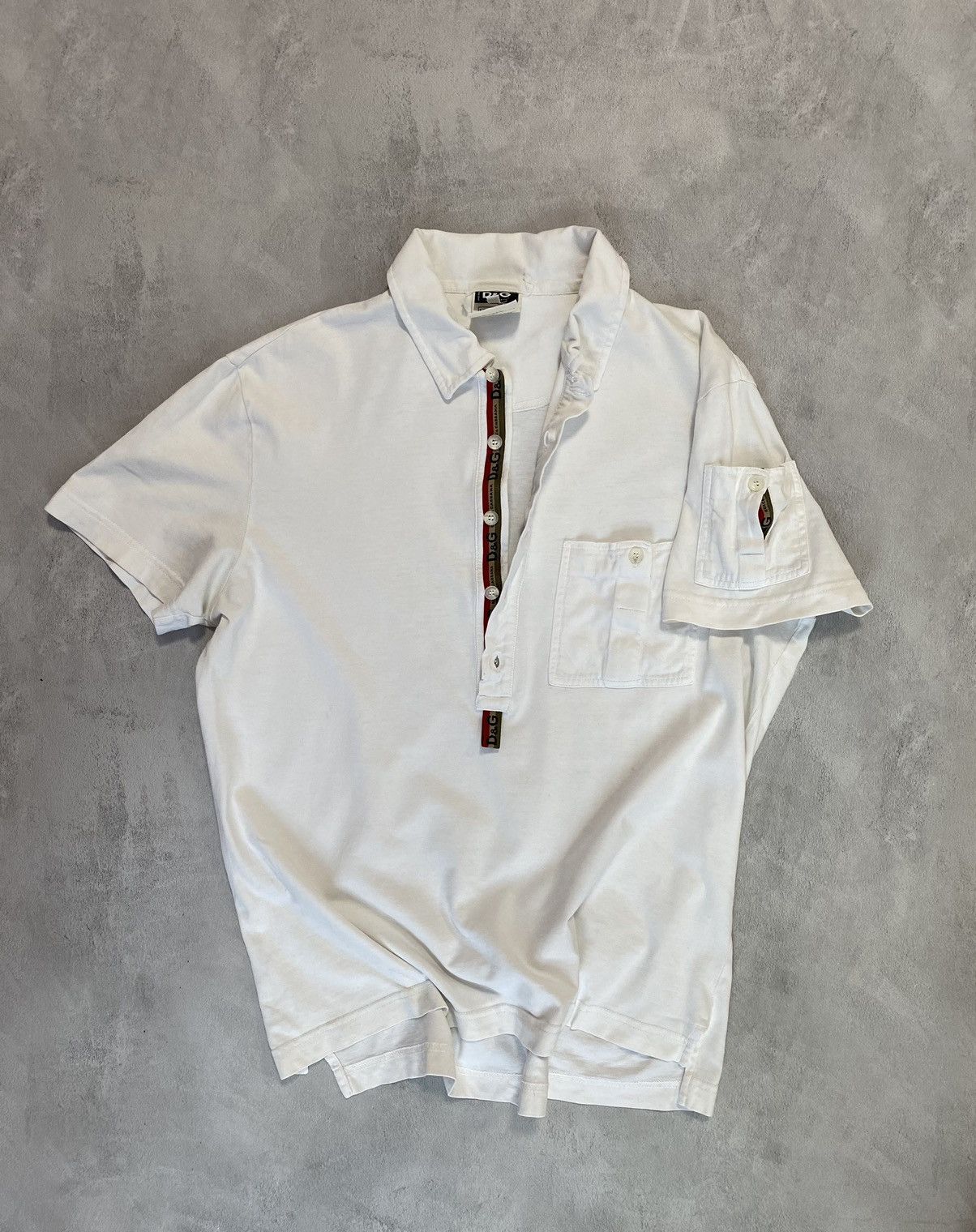 Dolce & Gabbana × Vintage 🐼 Vintage RARE multi-logo Polo Dolce Gabbana Size US M / EU 48-50 / 2 - 1 Thumbnail