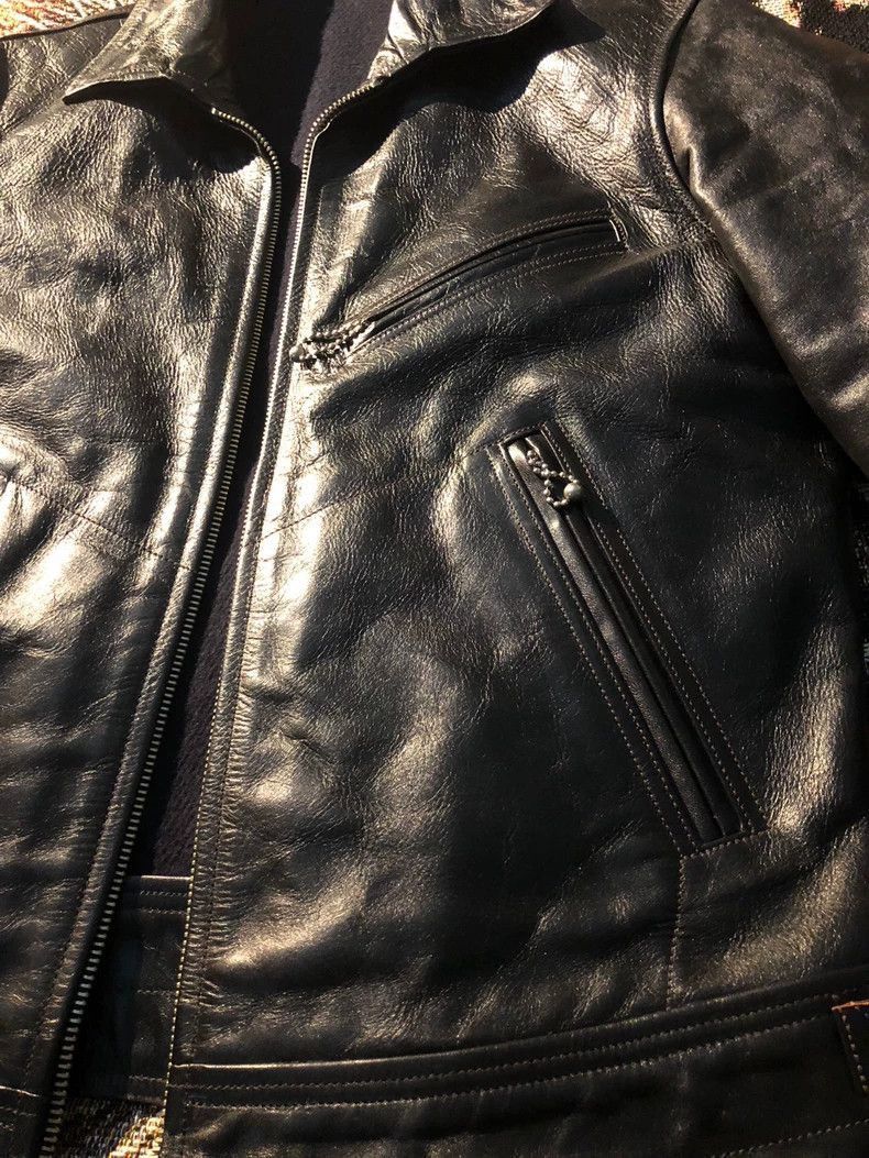Freewheelers Freewheelers Mulholland Black Leather Jacket-2506 Size US M / EU 48-50 / 2 - 2 Thumbnail