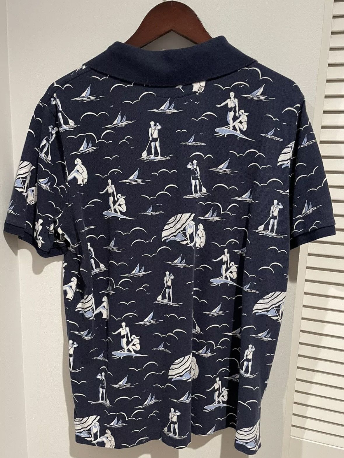 Polo Ralph Lauren Polo Ralph Lauren Men’s Large Classic Fit Swimmer Print Navy Size US L / EU 52-54 / 3 - 2 Thumbnail