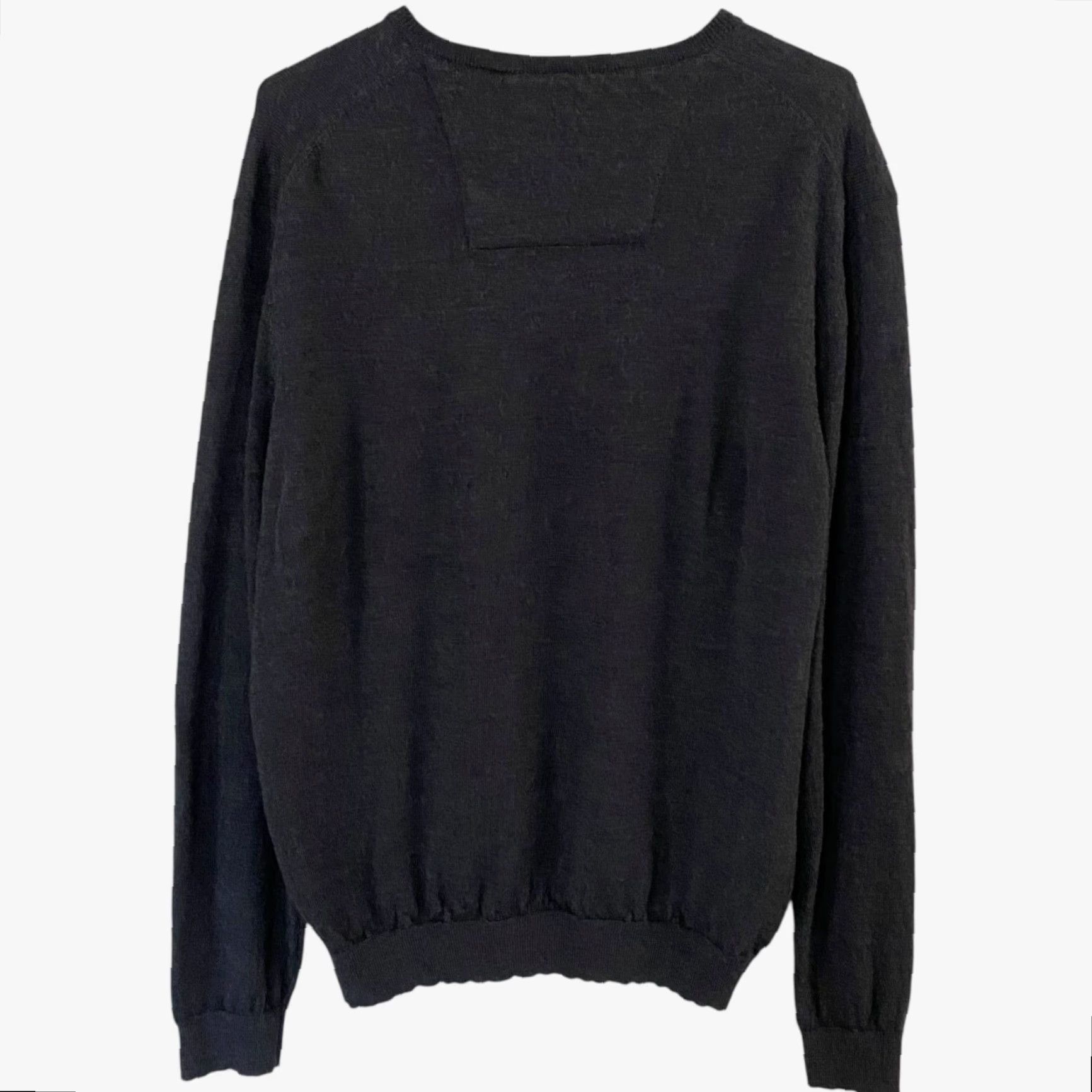 Calvin Klein Calvin Klein Merino Wool Sweater Gray V-Neck Pullover Long Sleeve Men L" Size US L / EU 52-54 / 3 - 3 Thumbnail