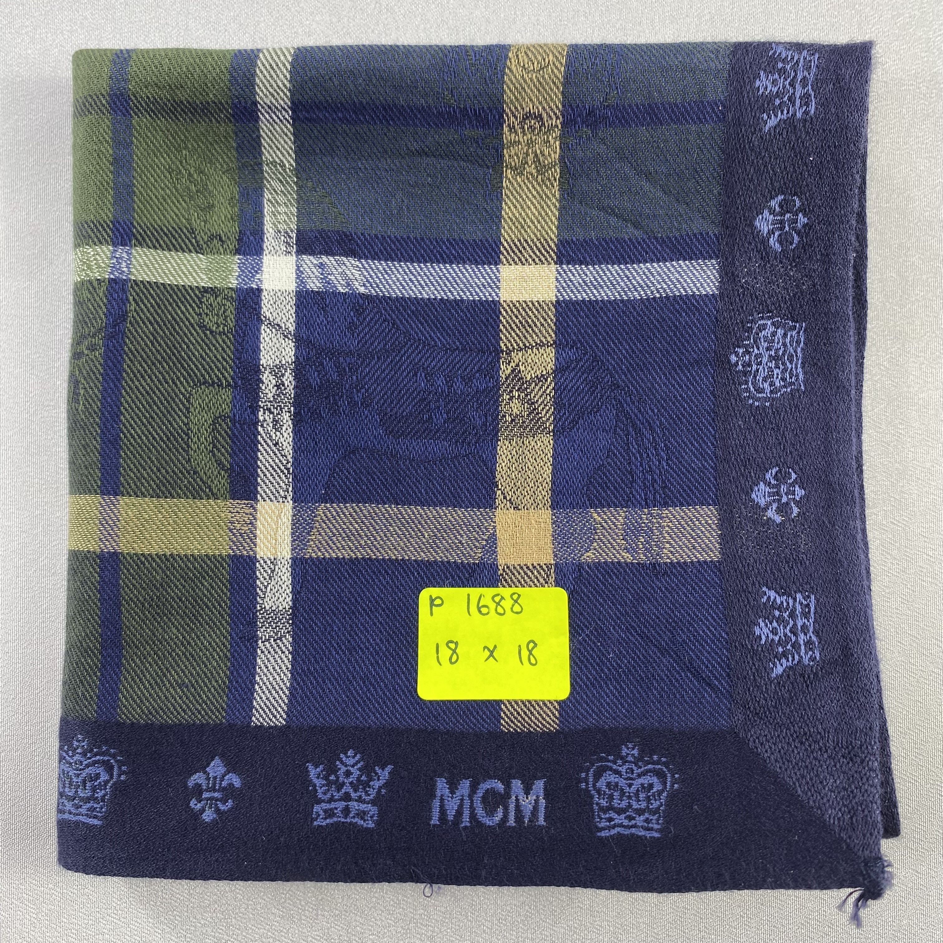 MCM × Vintage MCM Bandana/ Handkerchief / Neckerchief-P1688 Size ONE SIZE - 5 Thumbnail