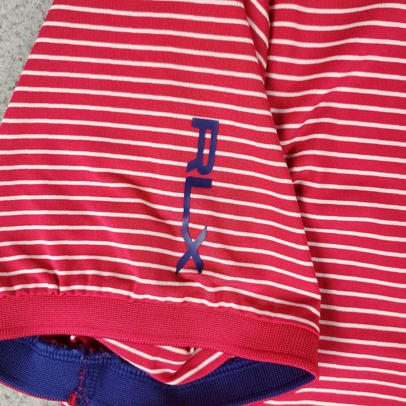 RLX Ralph Lauren RLX Ralph Lauren Polo Shirt Mens Large Red Striped Short Sleeve Polo Shirt Mens Large Red Striped Short Sleeve Size US L / EU 52-54 / 3 - 3 Thumbnail