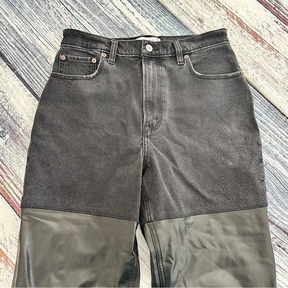 Abercrombie & Fitch Abercrombie & Fitch The '90s Straight Ultra High Rise Black Size 29" - 5 Thumbnail
