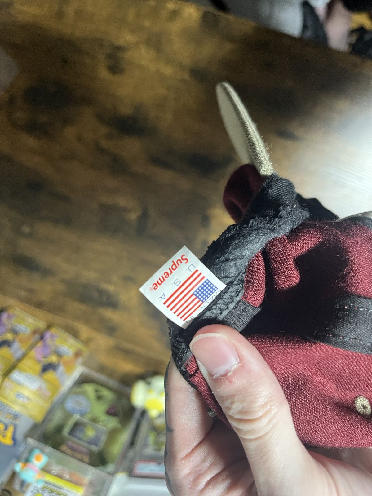Supreme Supreme illegal business controls america hat red Size ONE SIZE - 4 Thumbnail