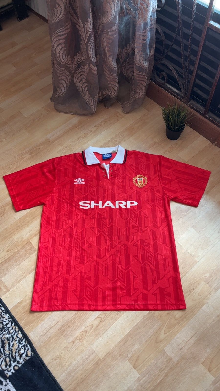 Umbro Manchester United 1992/93 Home Kit Size US XL / EU 56 / 4 - 1 Thumbnail