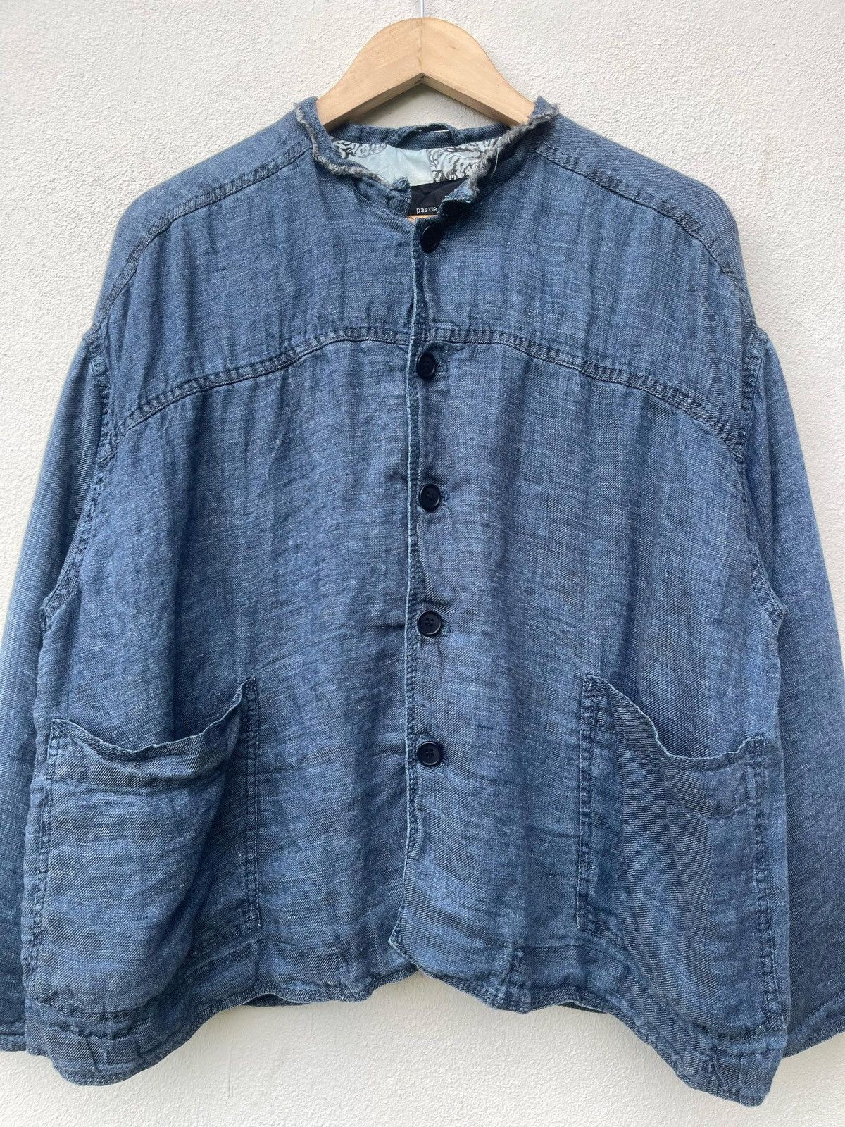 If Six Was Nine × Japanese Brand × Pas de Calais Pas De Calais Denim Jacket Size US L / EU 52-54 / 3 - 5 Thumbnail