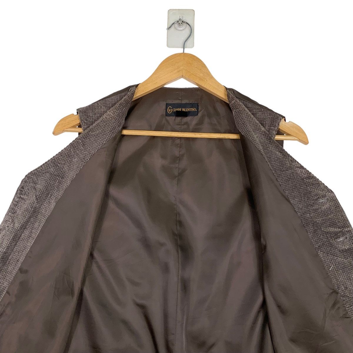 Gianni Valentino GIANNI VALENTINO Dark Brown Vest Suit Jacket #1033-C46 Size US M / EU 48-50 / 2 - 12 Thumbnail