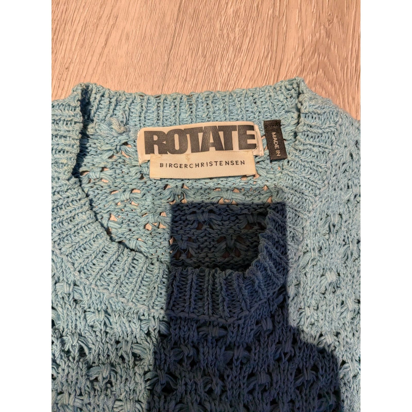 ROTATE Rotate Birger Christensen- Iveta Knit Dress / S-M / Blue Size S / US 4 / IT 40 - 9 Thumbnail