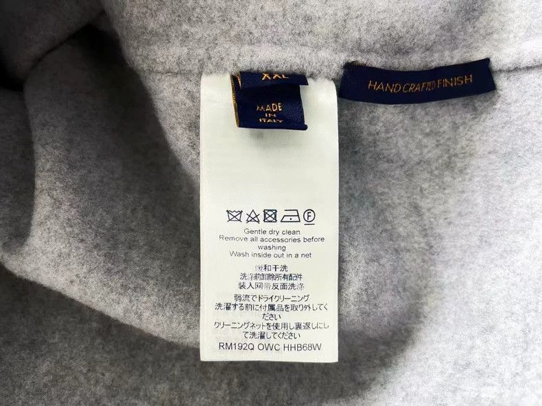 Louis Vuitton Louis Vuitton Louis Vuitton Gray Cashmere Hoodie-2506 Size US XXL / EU 58 / 5 - 2 Thumbnail