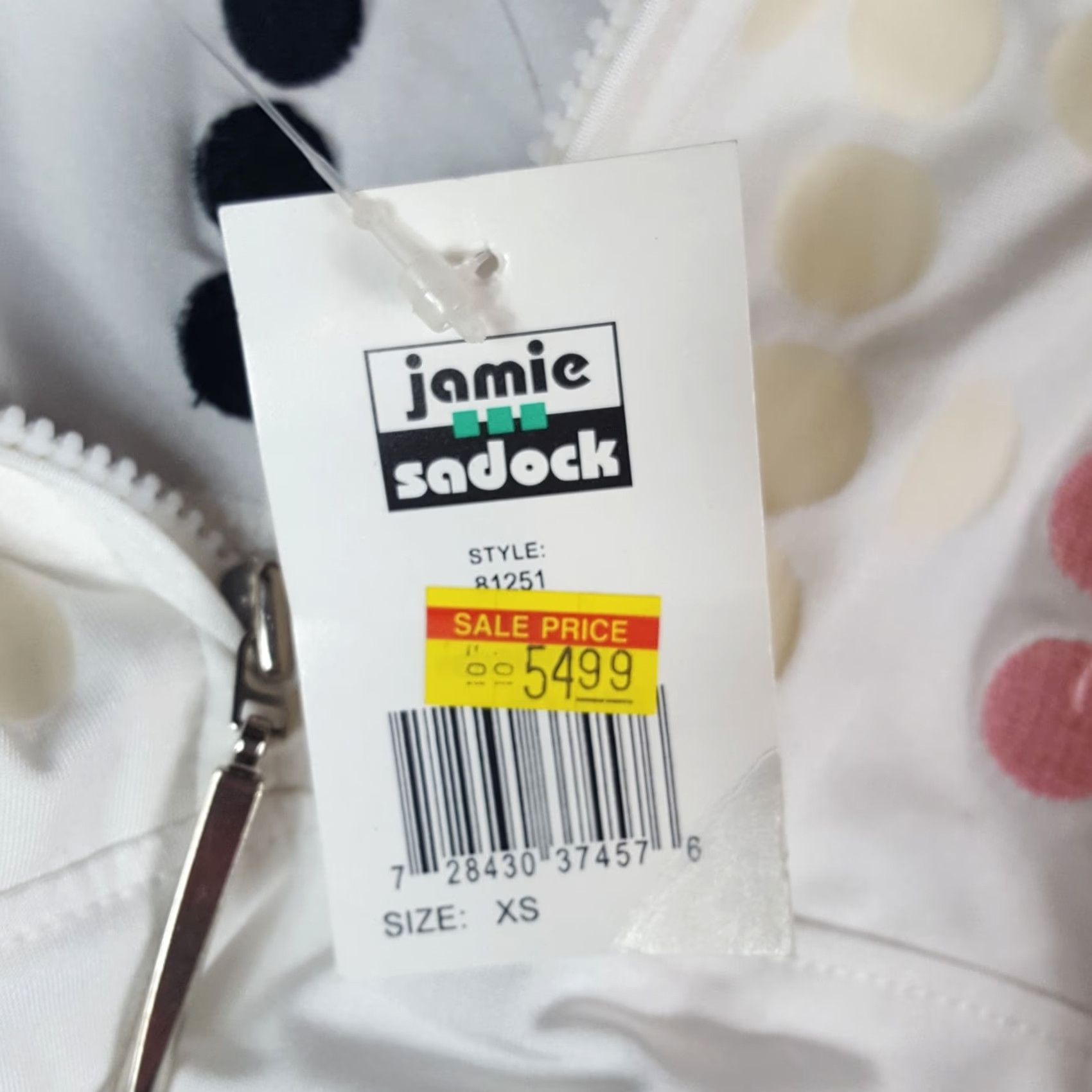 Vintage VINTAGE Jamie Sadock Tank Shirt XS White Sleeveless Zip Collared Polo 00s Y2K Preppy Golf Bodysuit Women Size XS / US 0-2 / IT 36-38 - 7 Thumbnail