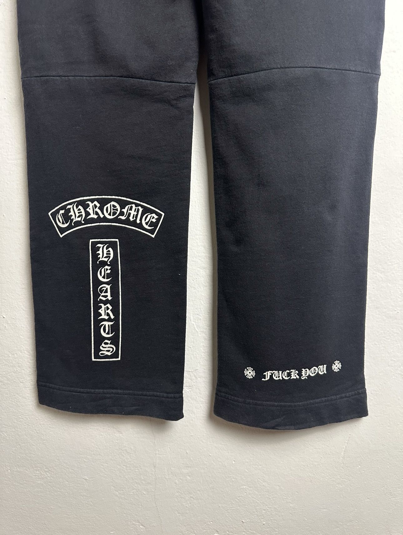 Chrome Hearts Fuck You T-Bar Logo Sweatpants