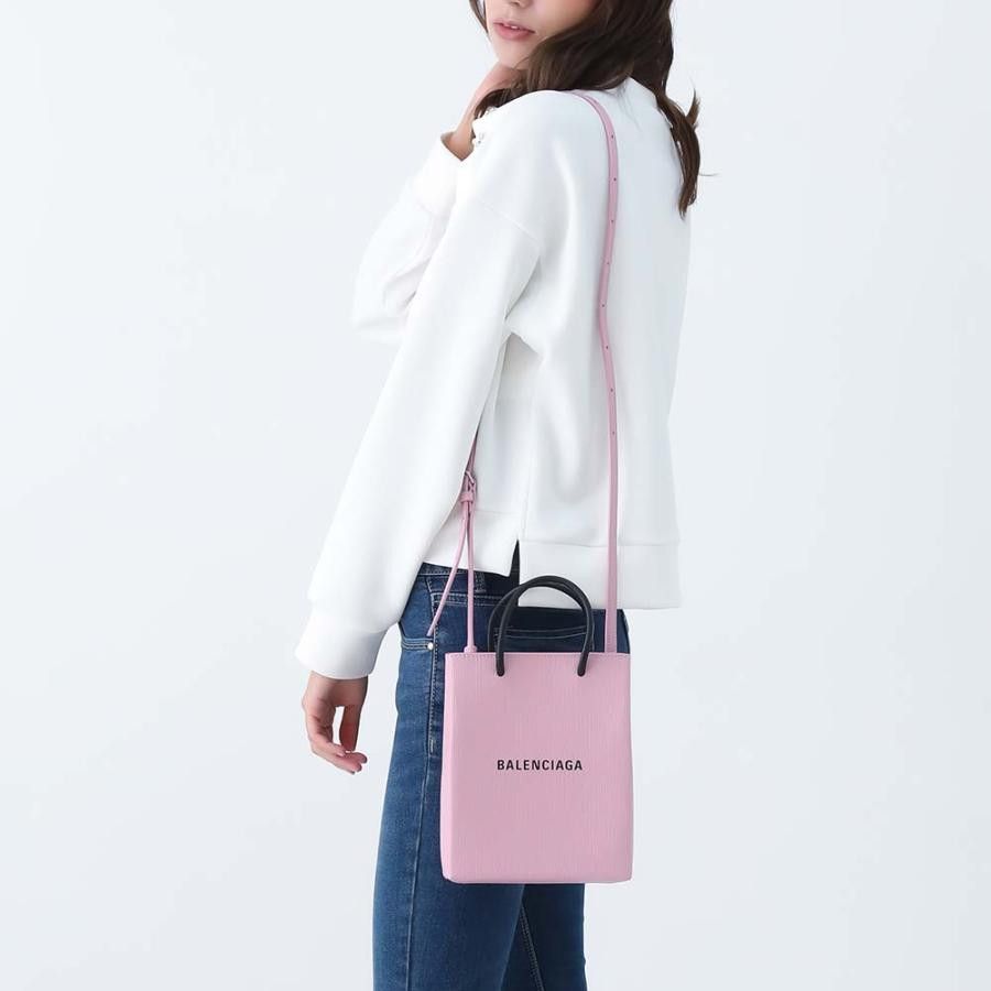 Balenciaga o1bcso1str1224 Size: OS / Large Shopping Bag in Pink Size ONE SIZE - 5 Thumbnail