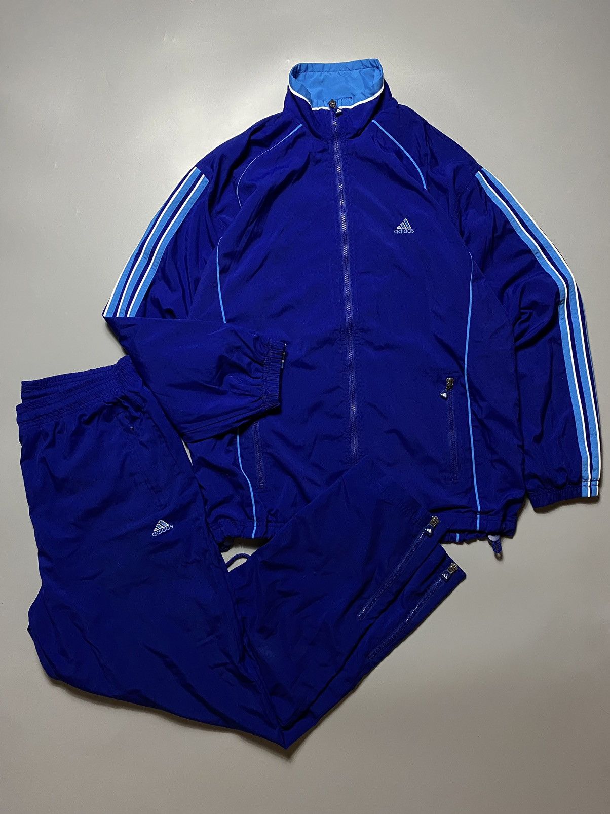 Adidas × Vintage RARE! Adidas vintage exclusive tracksuit 90s Size US L / EU 52-54 / 3 - 1 Thumbnail