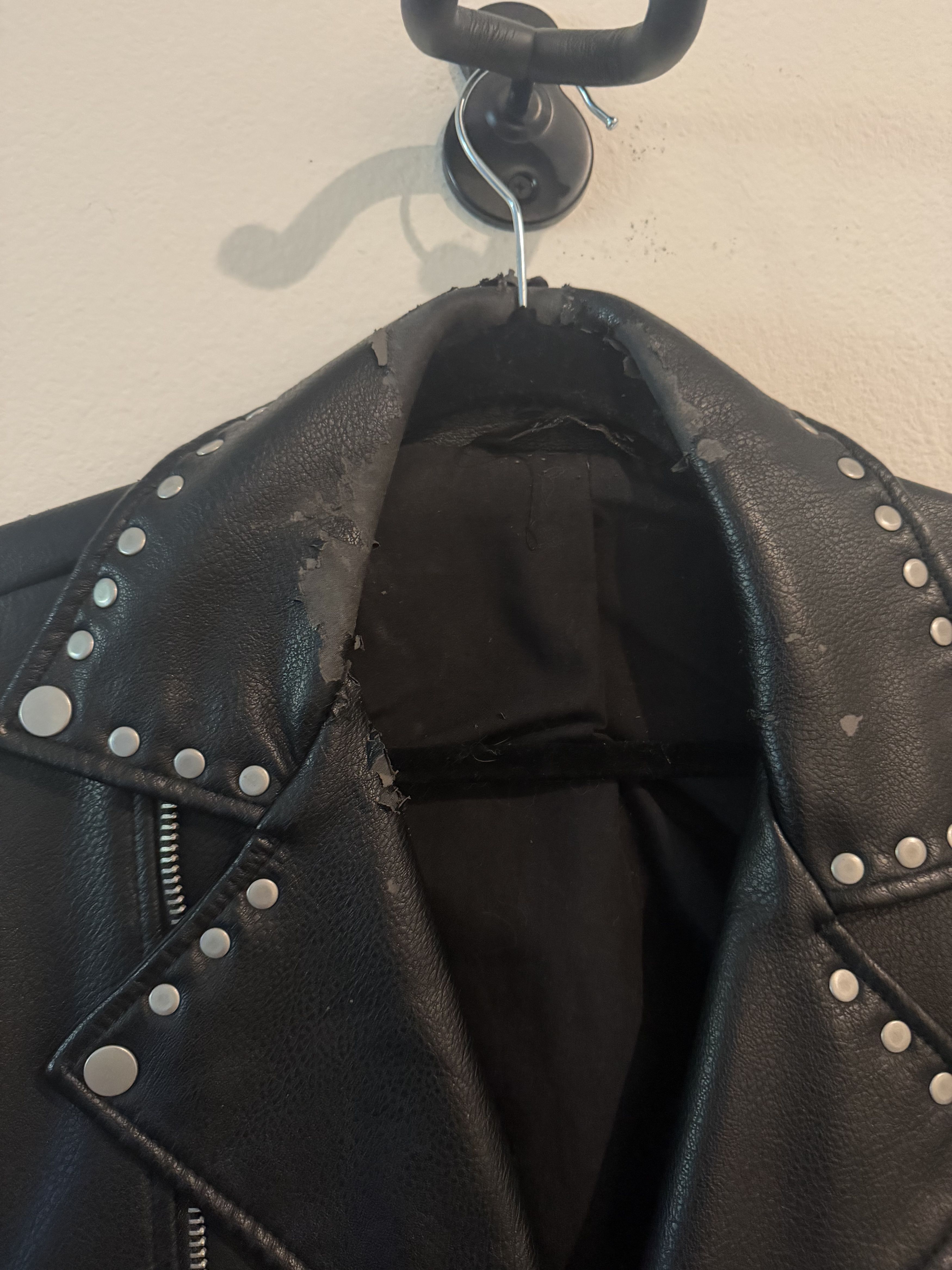 Zara Zara Studded Leather Jacket Size US M / EU 48-50 / 2 - 3 Thumbnail
