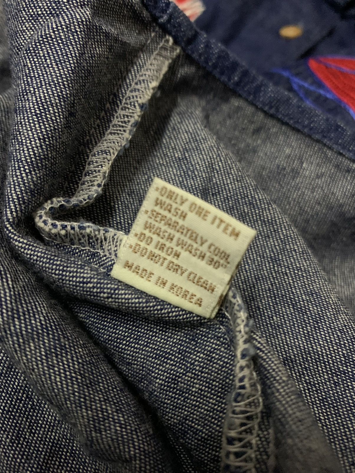 Japanese Brand × Vintage Vintage Japanese Cocolulu Embroidery Denim Button Shirt Size XS / US 0-2 / IT 36-38 - 8 Thumbnail