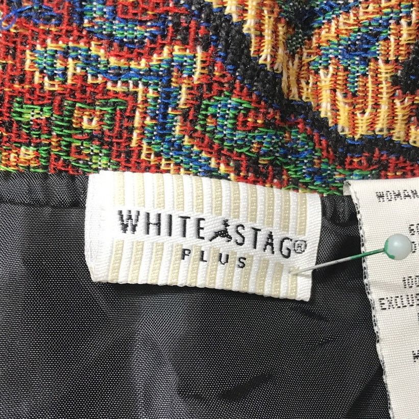 Other White Stag Vintage 90s Beaded Tapestry Boho Blazer 18W/20W Size XXL / US 16-18 / IT 52-54 - 4 Thumbnail