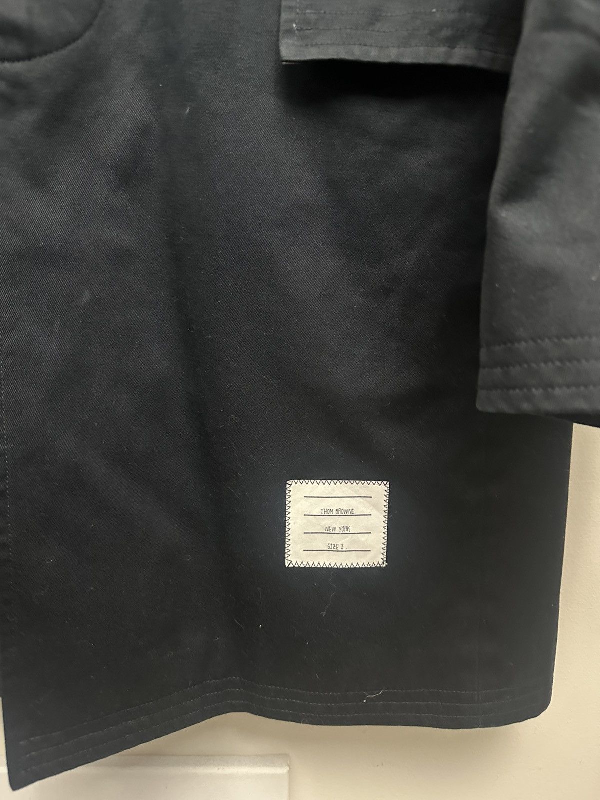 Thom Browne Thom Browne navy chesterfield jacket sz 3 Size US L / EU 52-54 / 3 - 4 Thumbnail