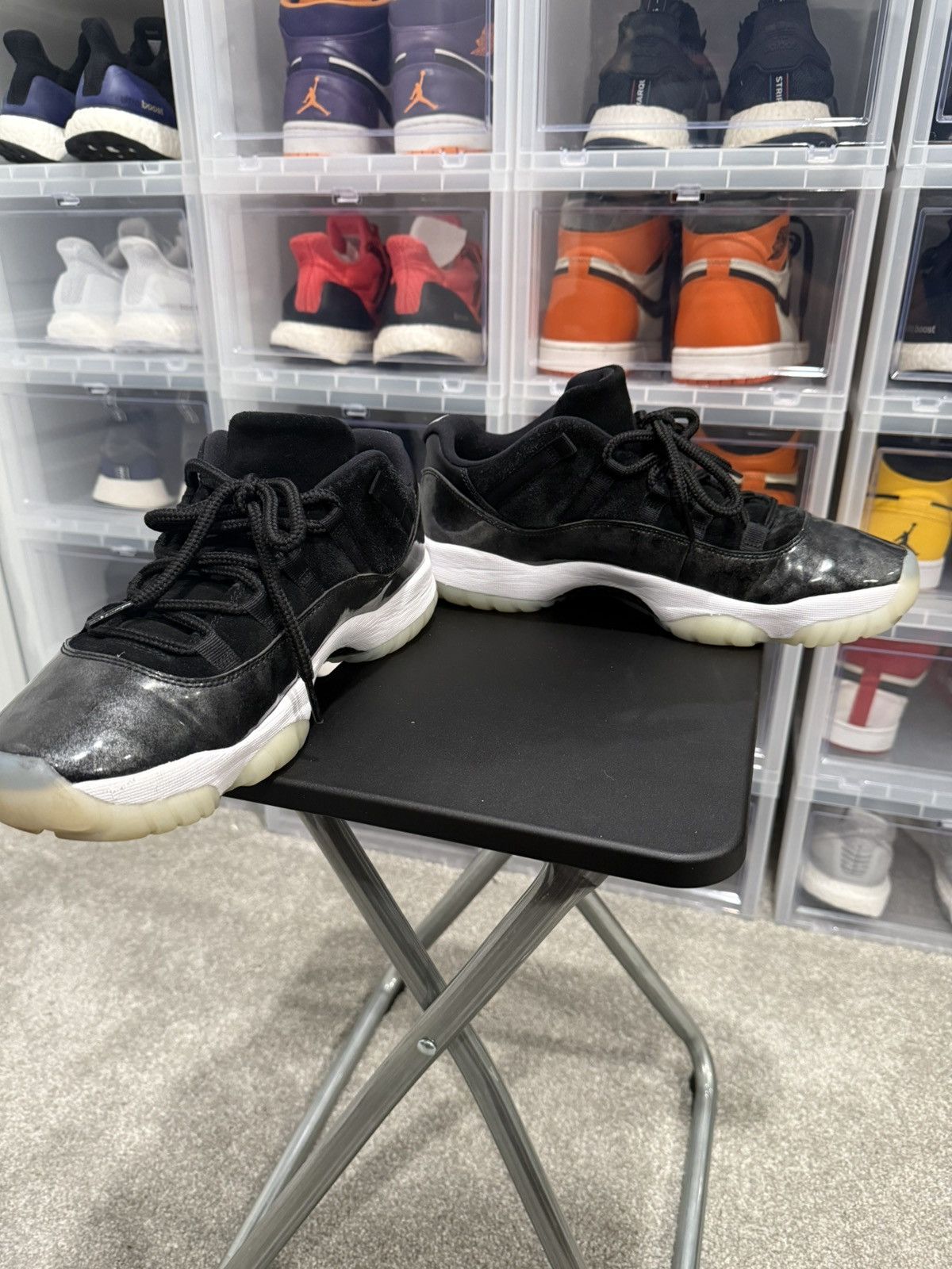 Jordan Brand Jordan 11 Retro Low - Barons - 2017 Size US 10.5 / EU 43-44 - 8 Thumbnail