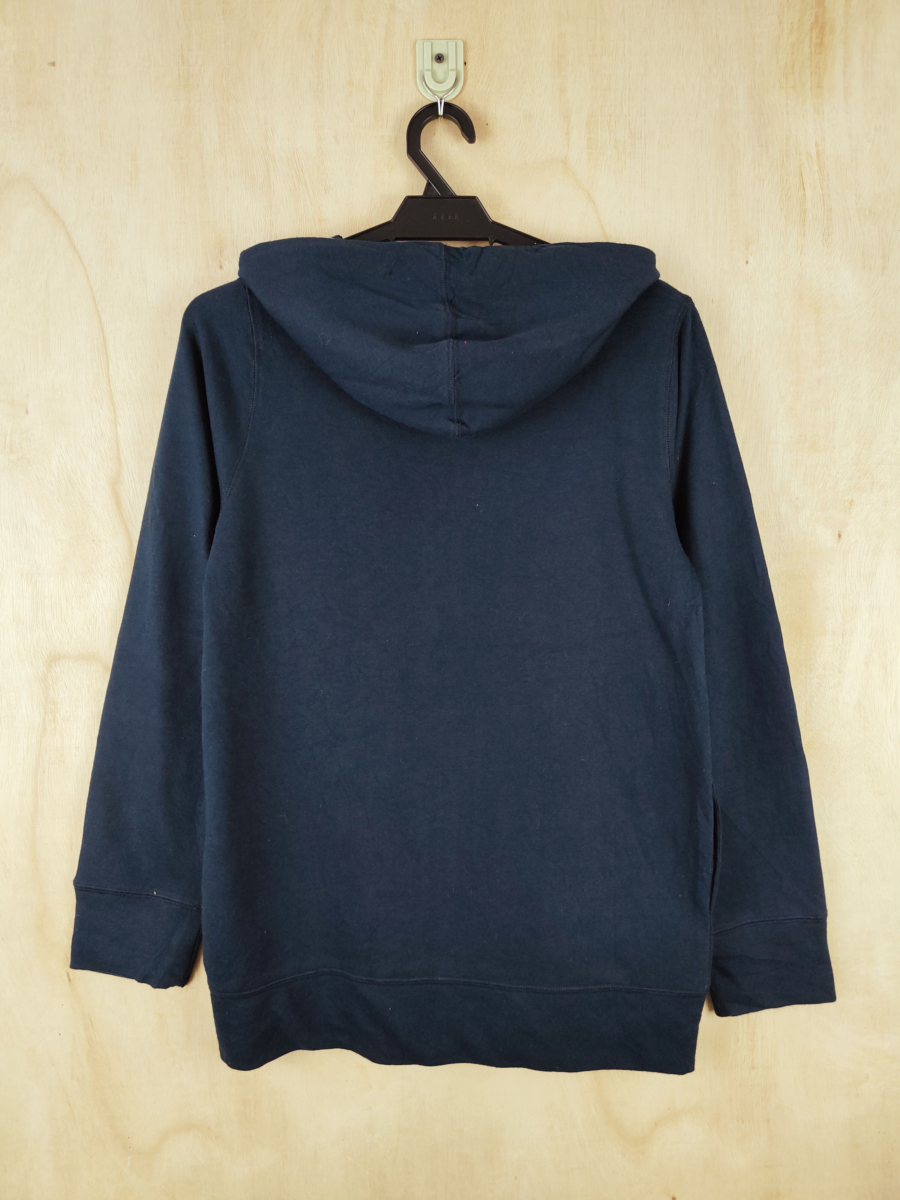 Japanese Brand × Vintage ART Japanese Brand Dark Blue Hoodie Sweaters Size M / US 6-8 / IT 42-44 - 8 Thumbnail