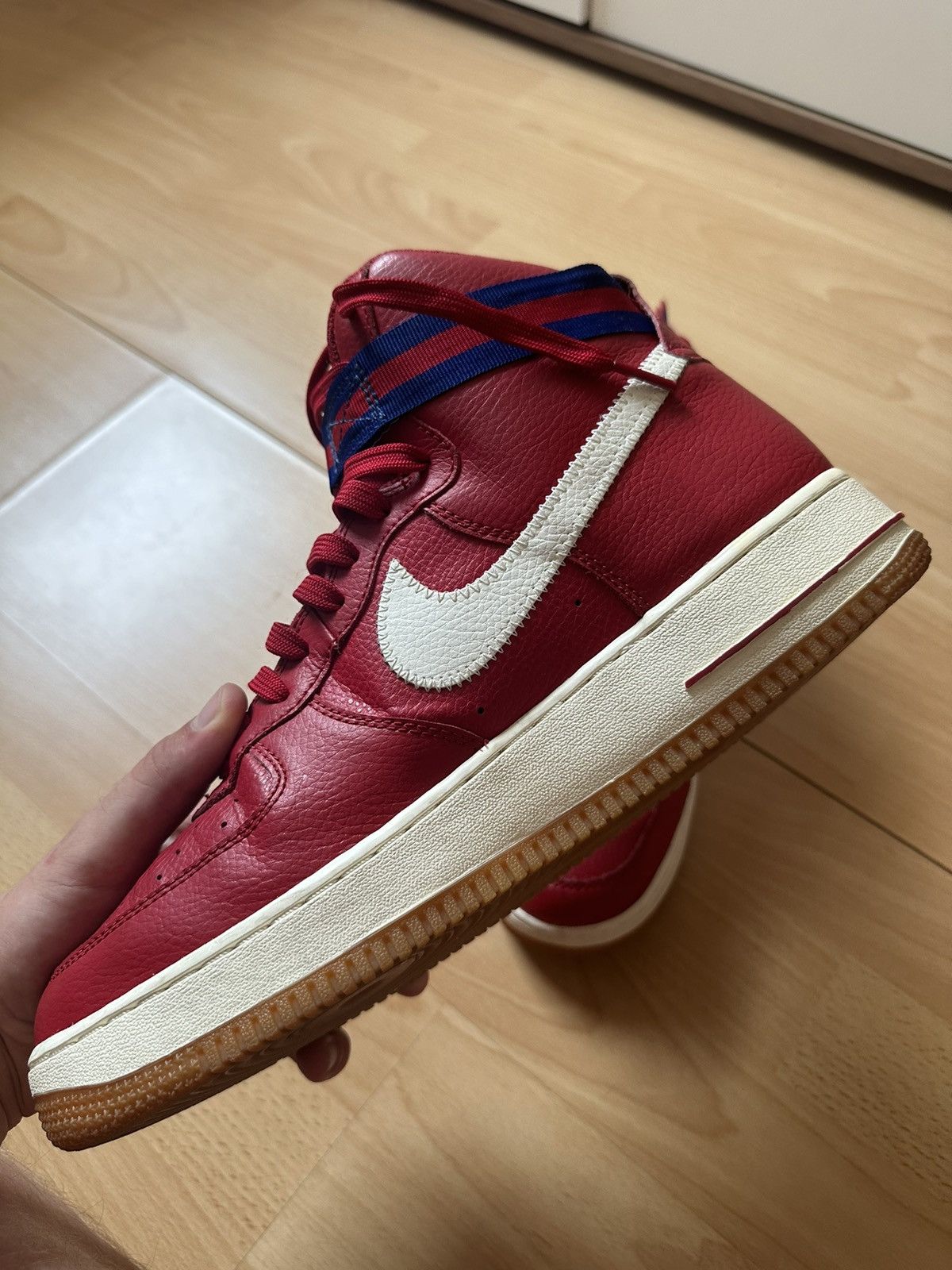 Nike Size 11 - Nike Air Force 1 '07 High Gym Red Size US 11 / EU 44 - 2 Thumbnail