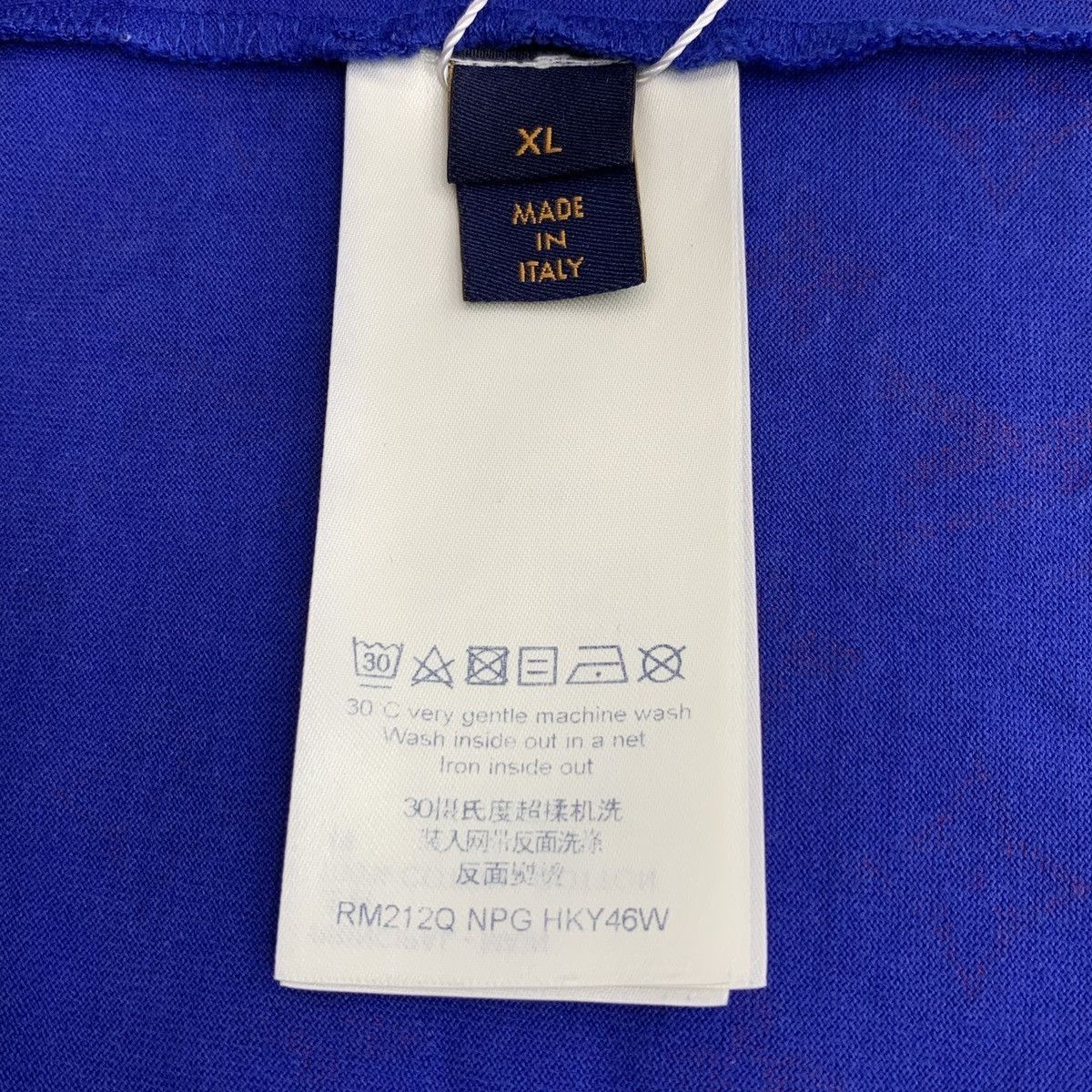 Louis Vuitton Blue Short-Sleeve Patterned T-Shirt Size US XS / EU 42 / 0 - 6 Thumbnail