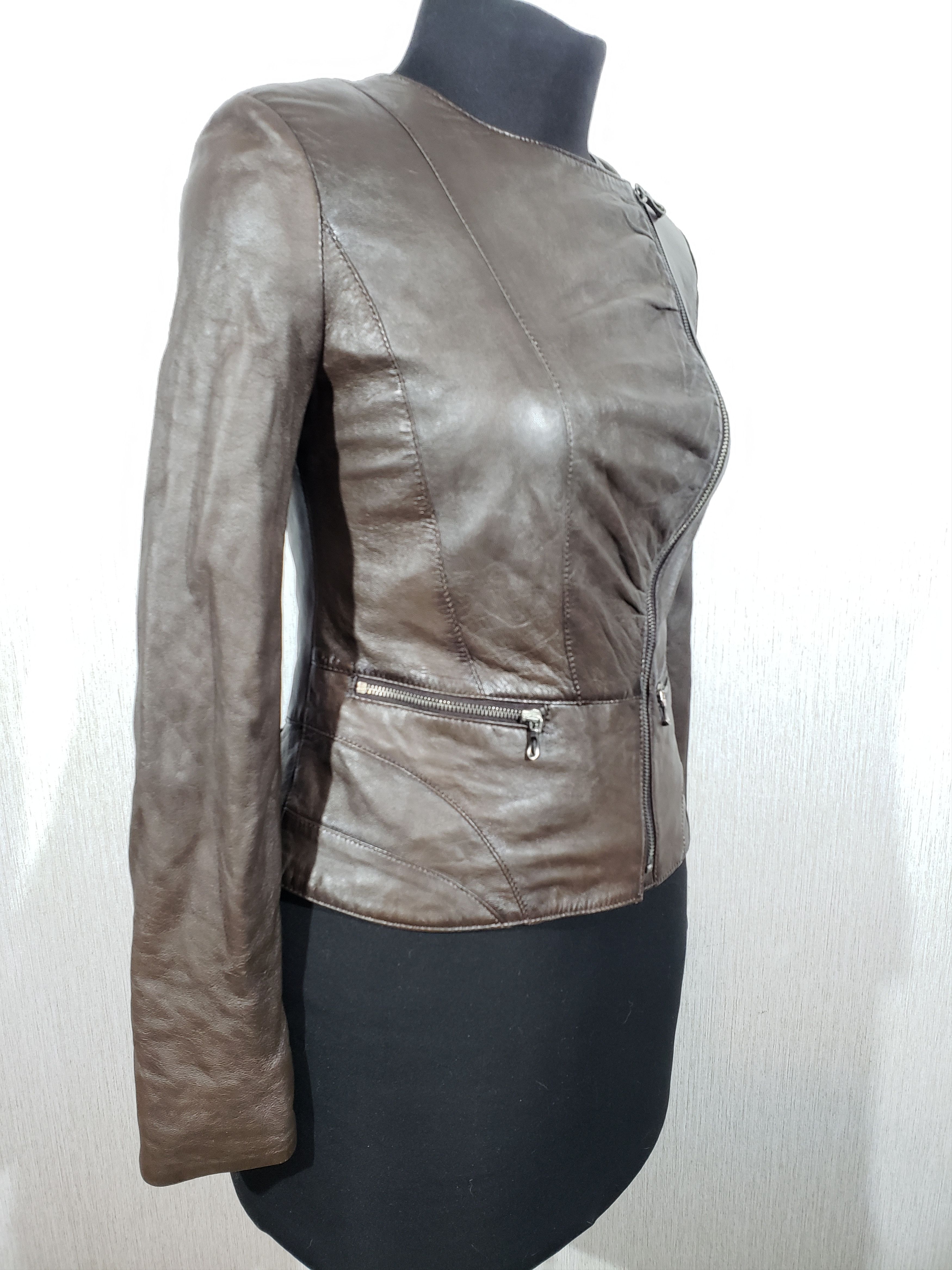 Other Stylish brown sports jacket for women. Size L / US 10 / IT 46 - 2 Thumbnail
