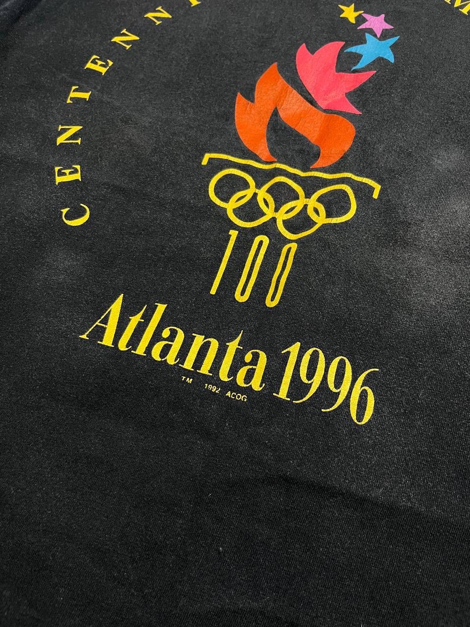 USA Olympics × Vintage Vintage Champion Atlanta Olympic 1996 Boxy T-shirt XL Size US XL / EU 56 / 4 - 4 Thumbnail