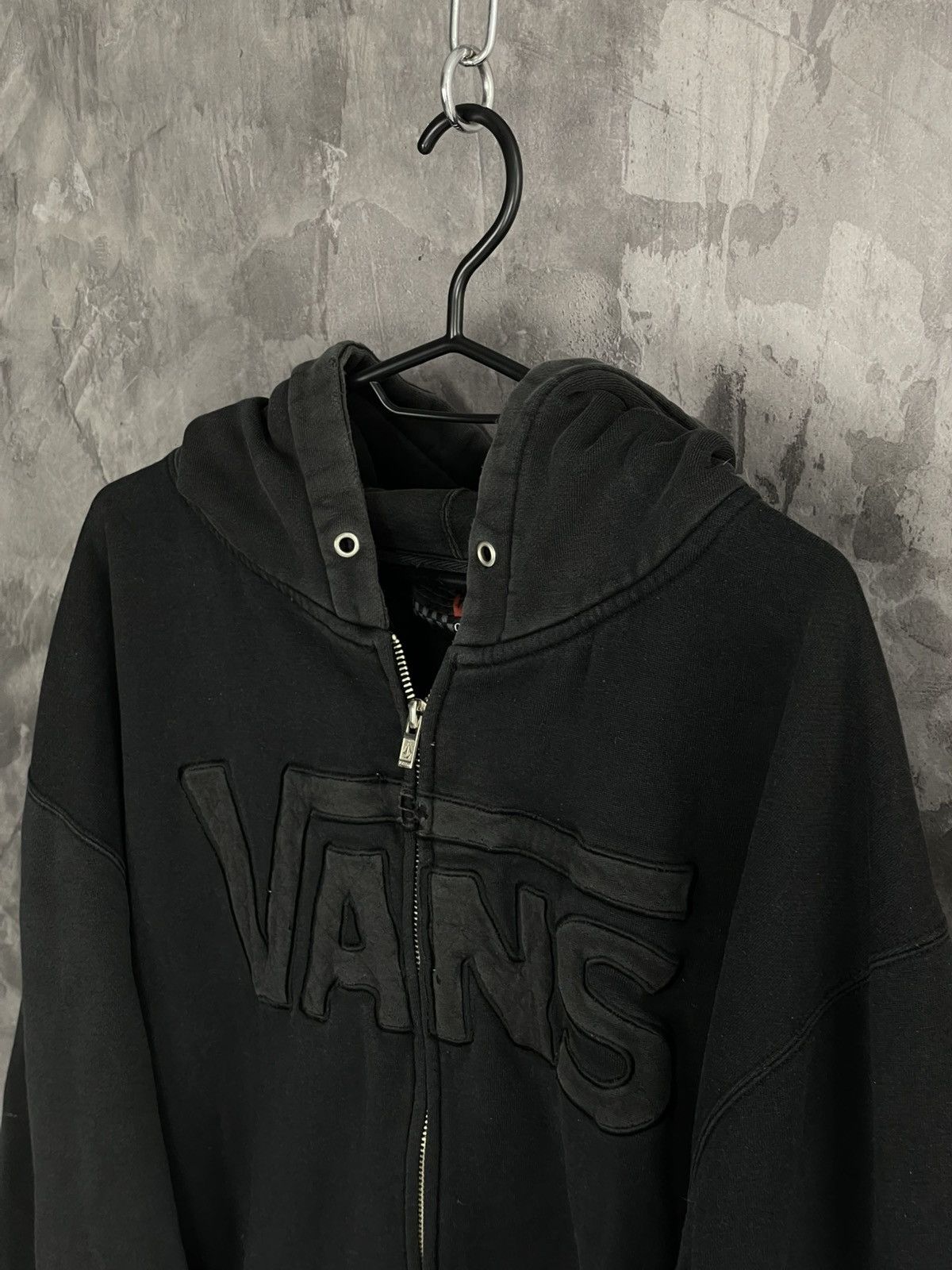 Vans Vintage Faded Vans Jessie Pinkman Style Zip Hoodie Size US L / EU 52-54 / 3 - 8 Thumbnail