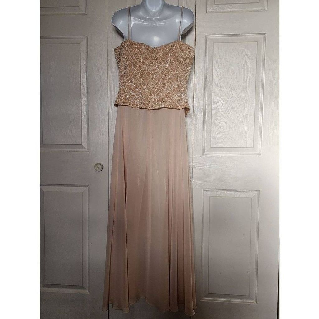 Unknown London Davids Bridal Tan Formal Size XXL / US 16-18 / IT 52-54 - 8 Thumbnail