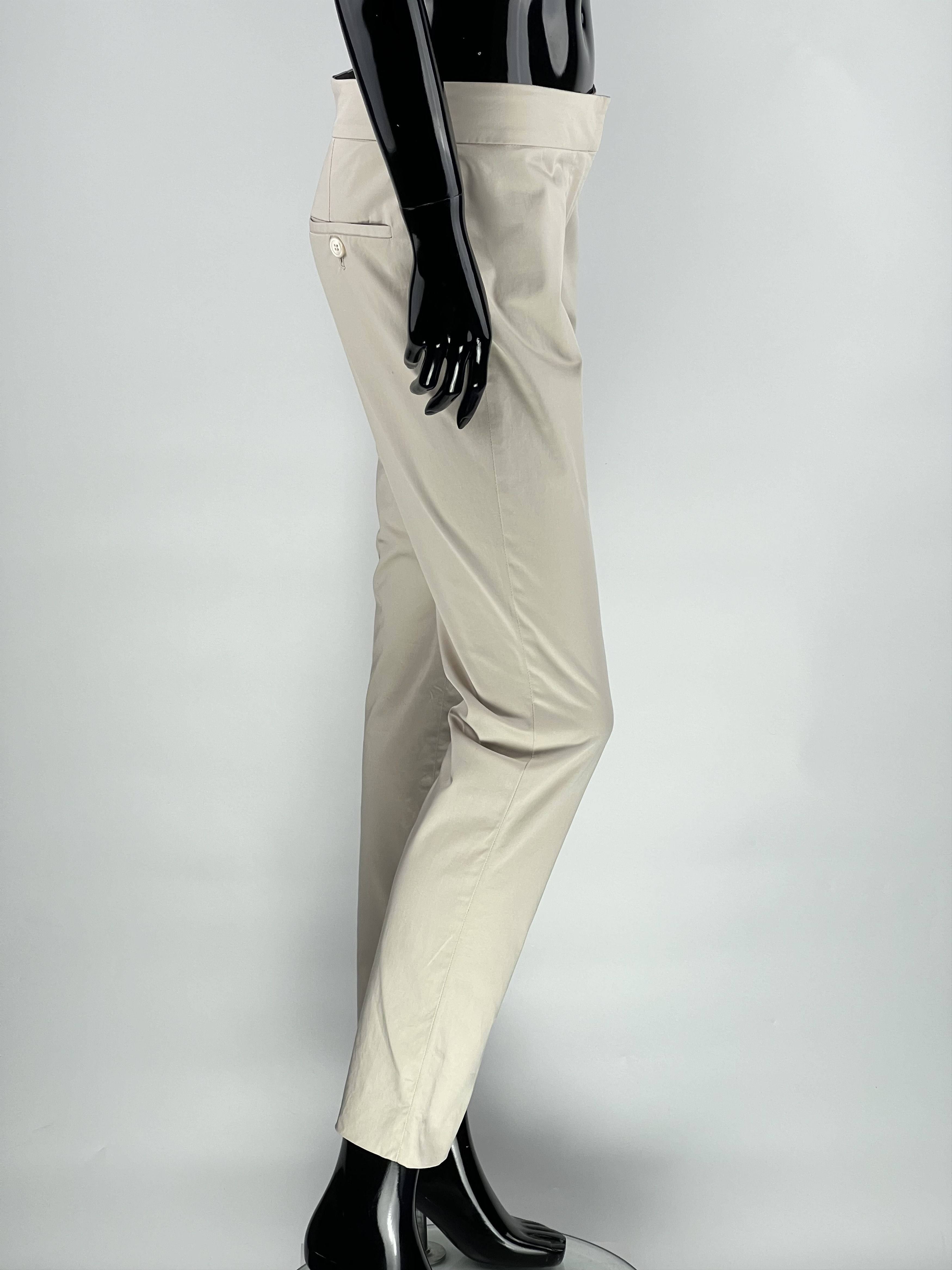 Brunello Cucinelli Brunello Cucinelli Women's Cotton Trousers Pants Size IT40 Size 27" / US 4 / IT 40 - 2 Thumbnail