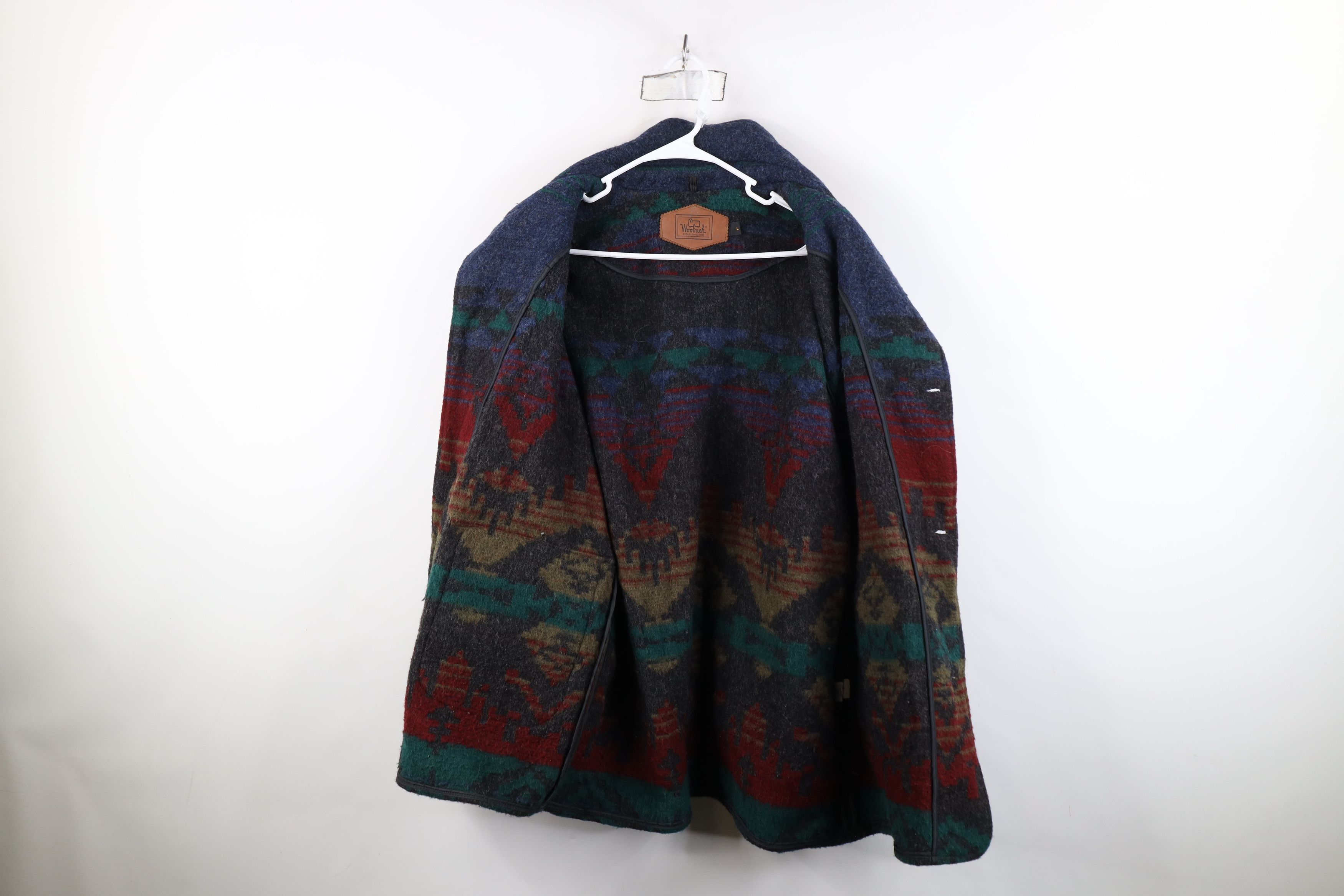 Woolrich Woolen Mills Vintage 90s Woolrich Southwestern Wool Blanket Jacket USA Size US L / EU 52-54 / 3 - 10 Thumbnail
